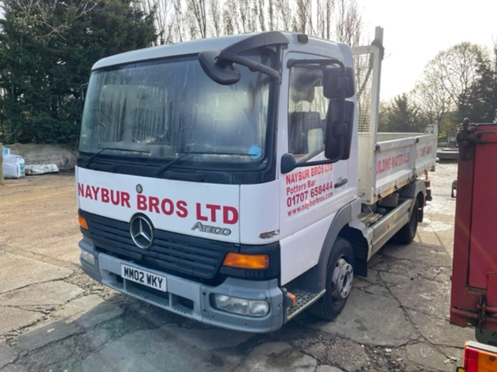 Mercedes 818 Atego Tipper, Registration MM02 WKY, First Registered 31st July 2002, 7490KG Gross,