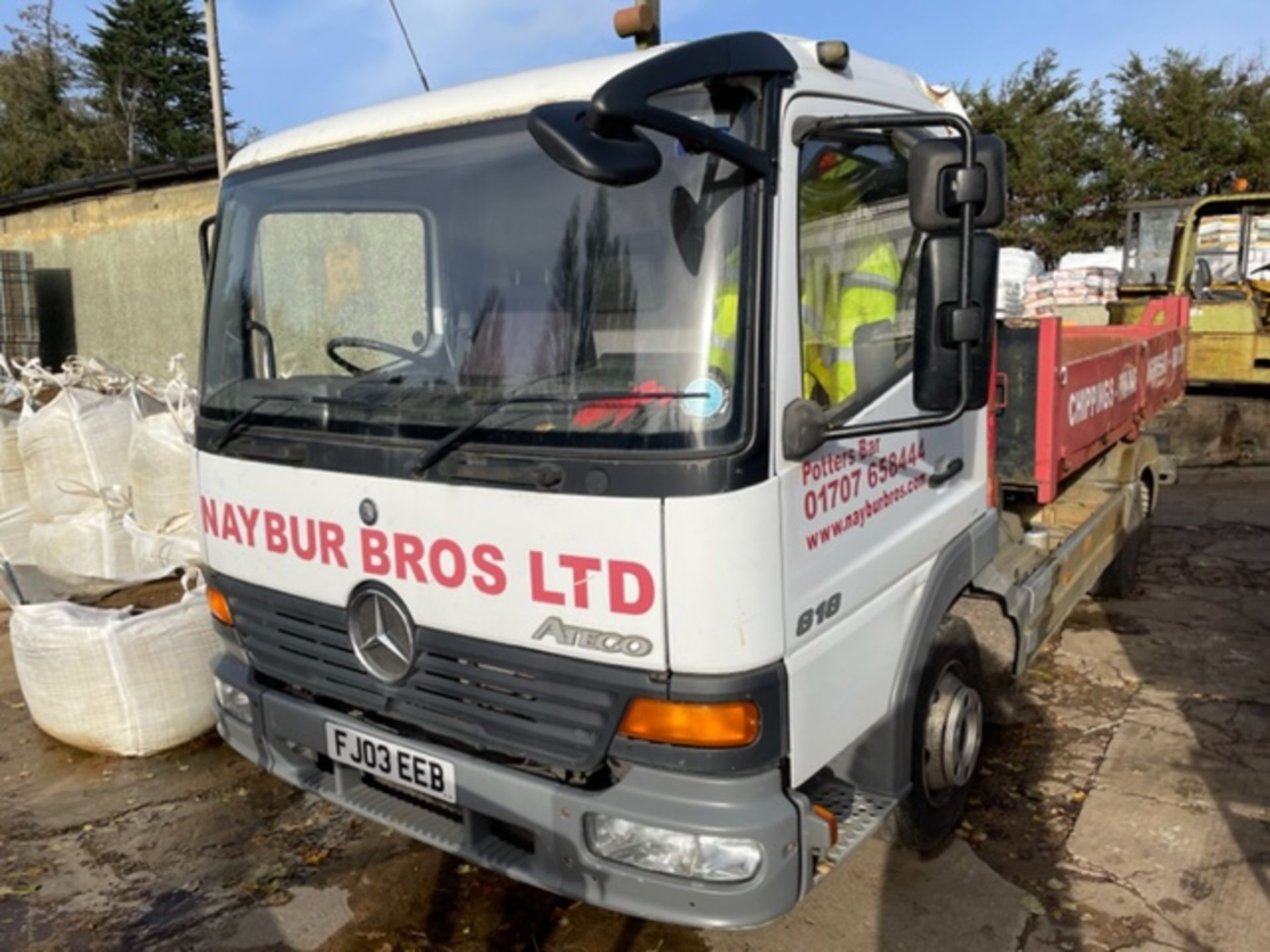 Mercedes 818 Atego Dropside Lorry, Registration FJ03 EEB, First Registered 26th March 2003, Annual