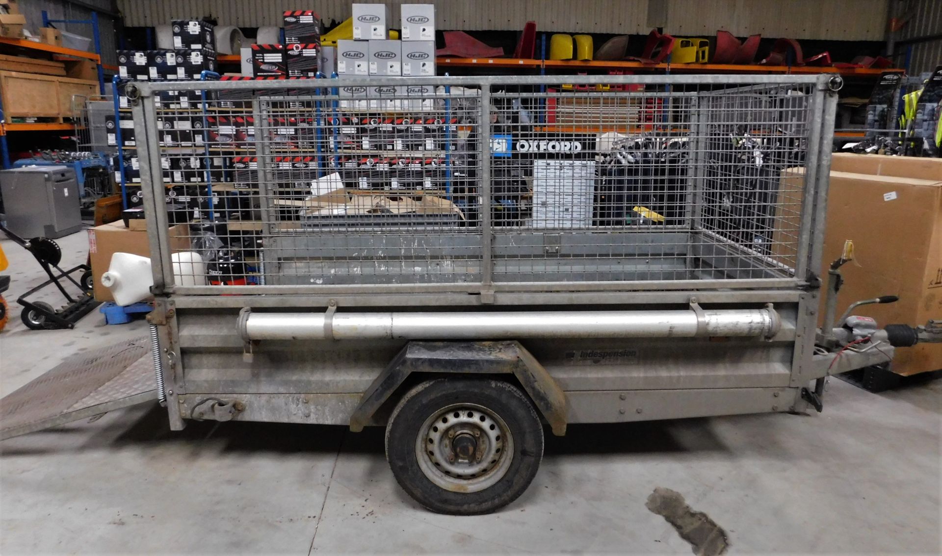 Indespension V67Z Single Axle Trailer, Serial Number 72358 (Location Brentwood. Please Refer to