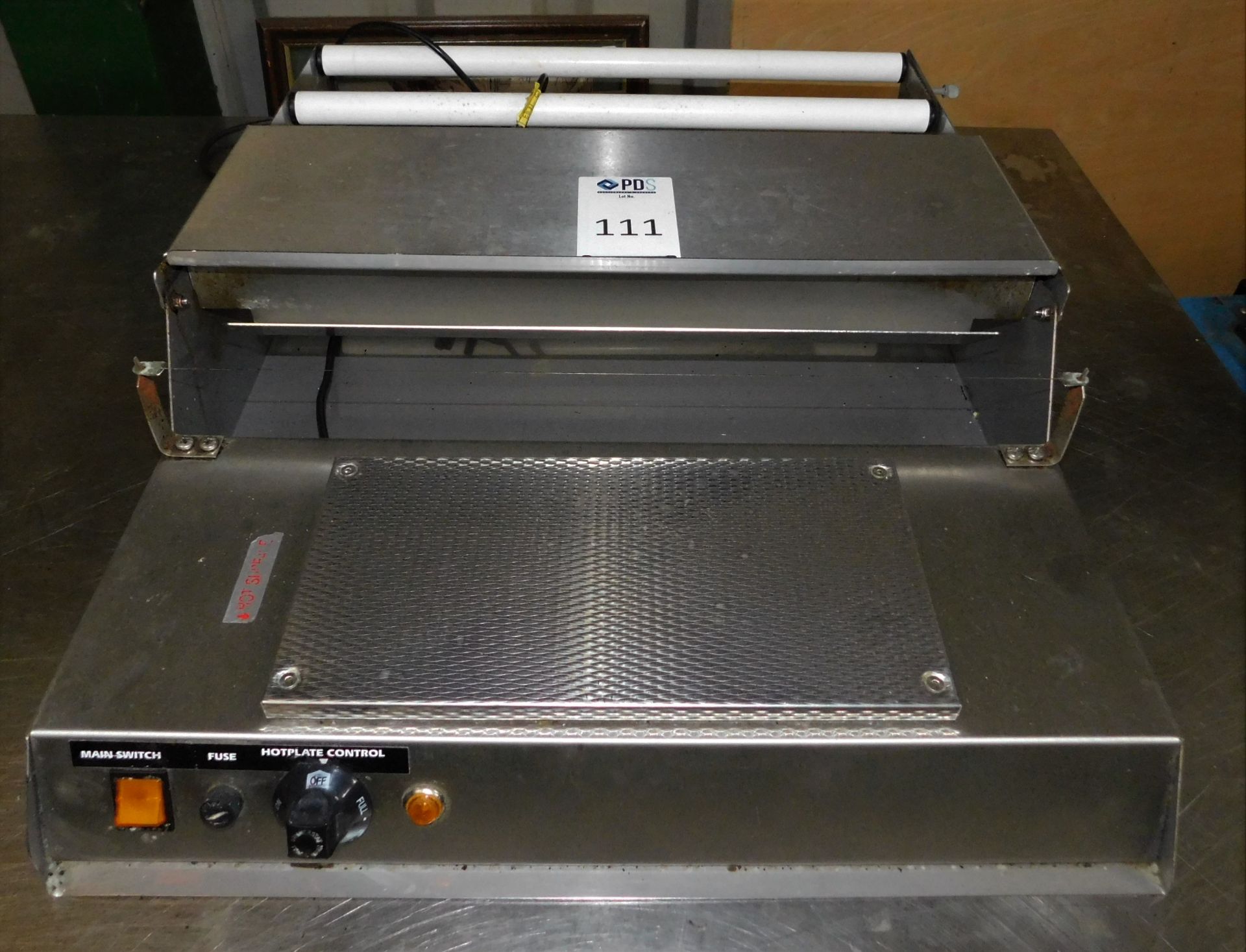 Unbadged Hot Plate Wrapper (Location Brentwood. Please Refer to General Notes)