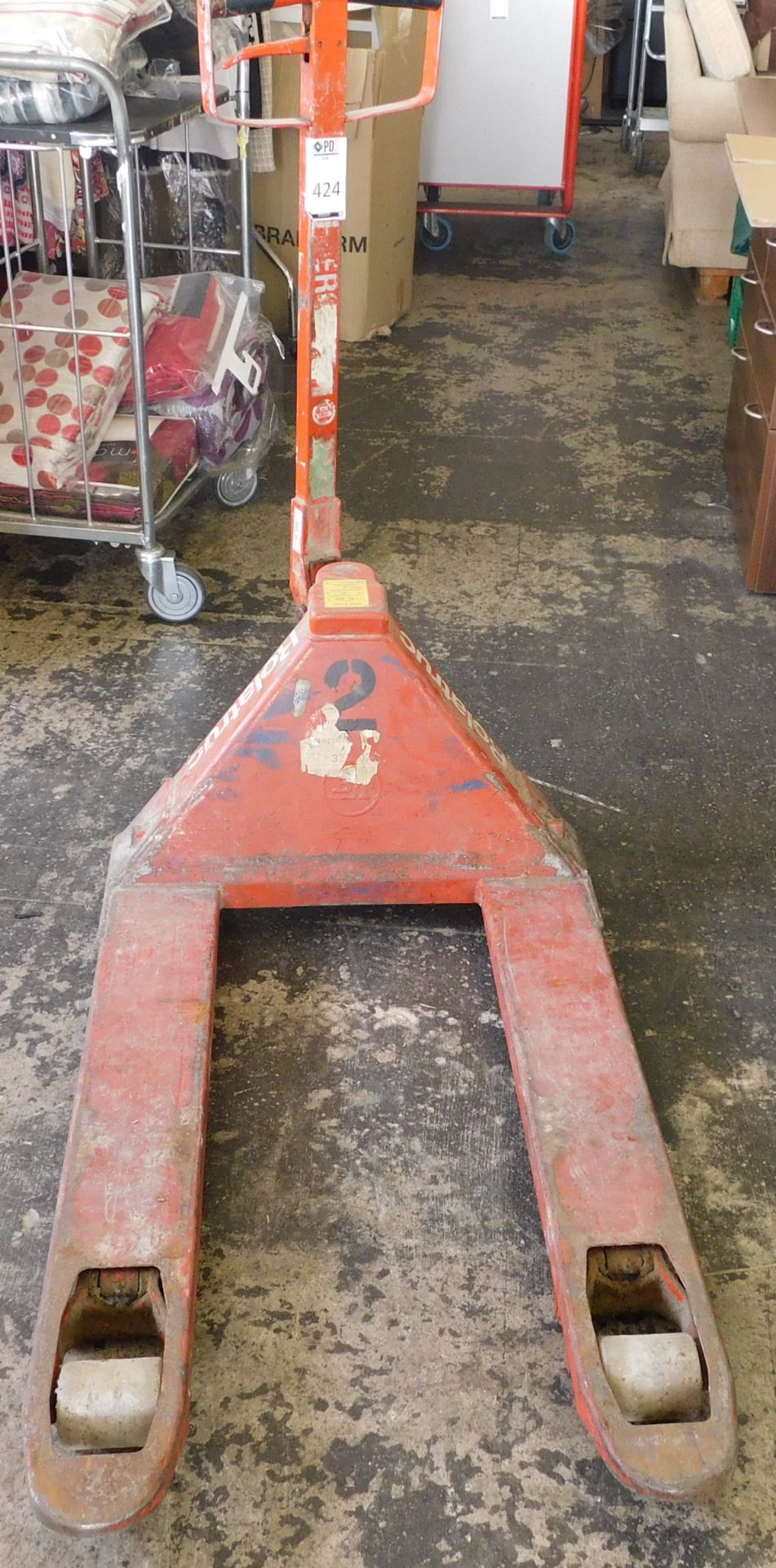 Rolatruc Wide Blade Pallet Truck (Location Stockport. Please Refer to General Notes)