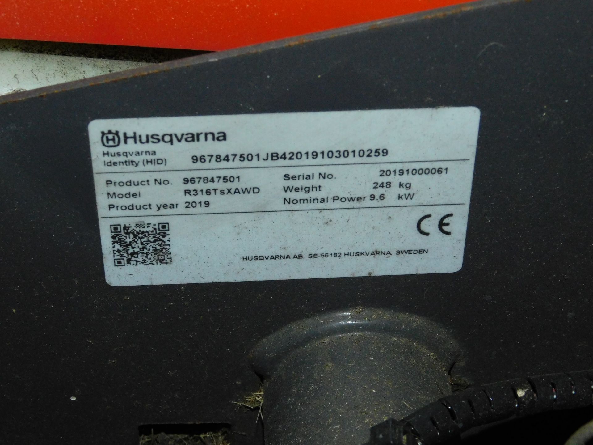 Husqvarna R316TX Ride-On Mower with Kawasaki Engine (Location Brentwood. Please Refer to General - Image 5 of 6