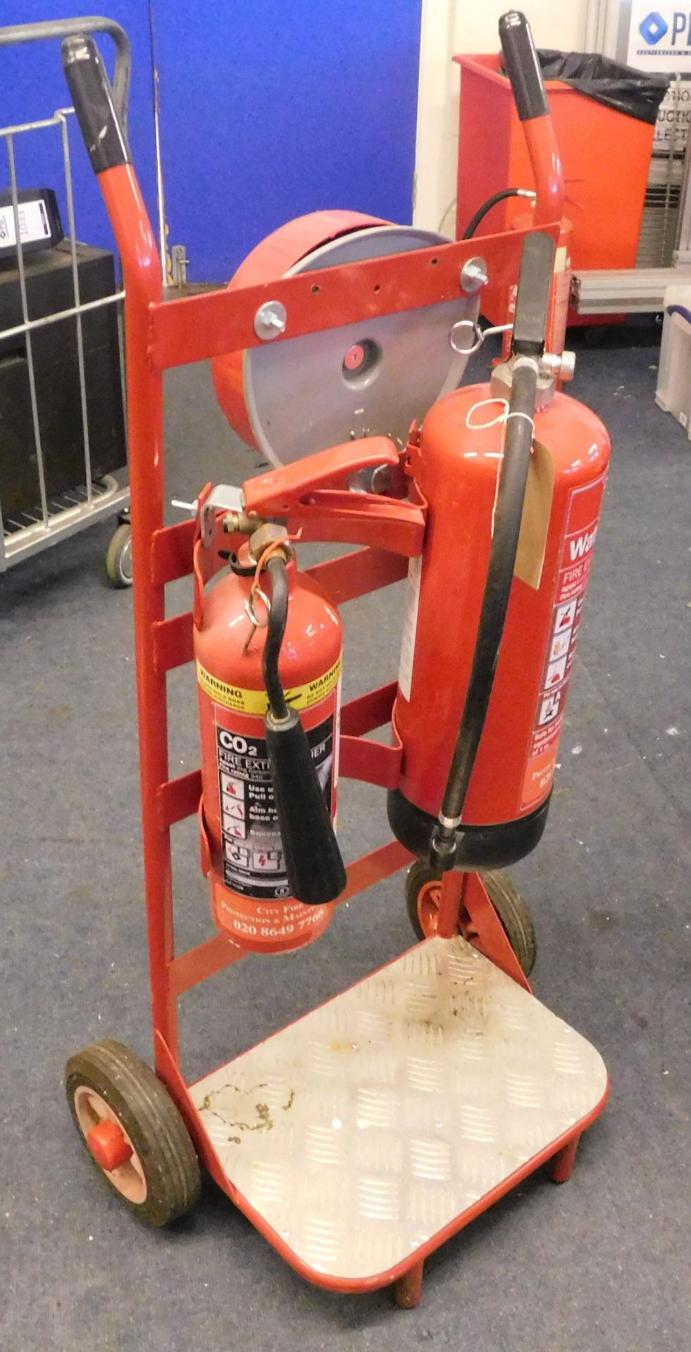 Fire Extinguisher Trolley (Location Stockport. Please Refer to General Notes)