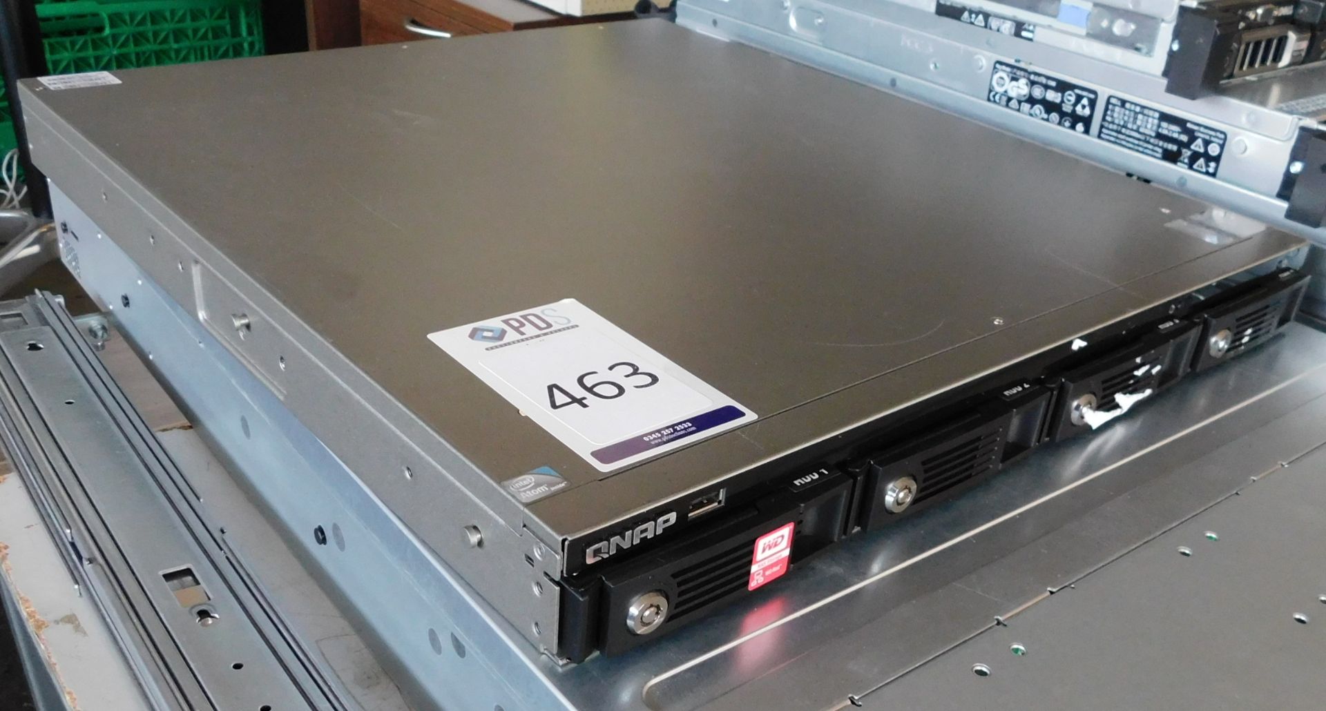 QNAP TS-469U-RP Network Advance Rack Mounting Storage Device (No HDD) (Location Stockport. Please