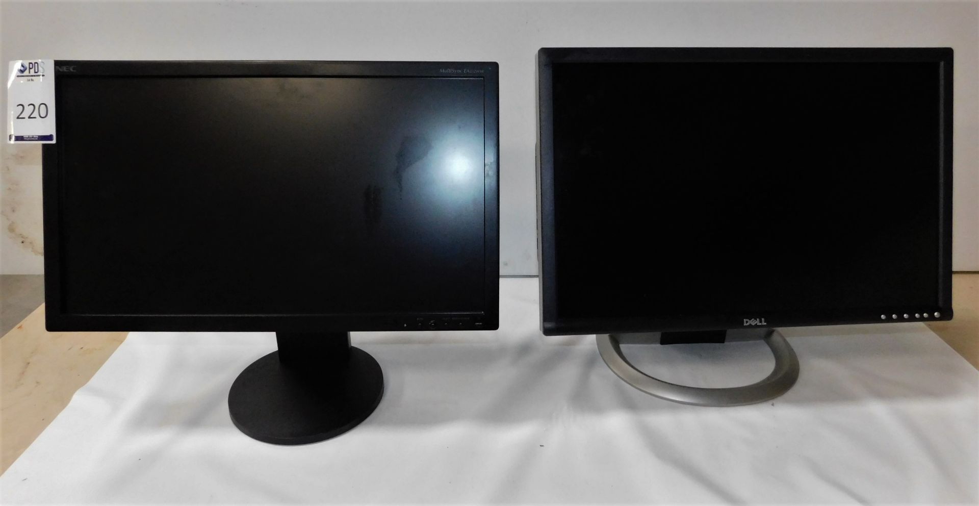 2 Monitors. 24” (Location Brentwood. Please Refer to General Notes)