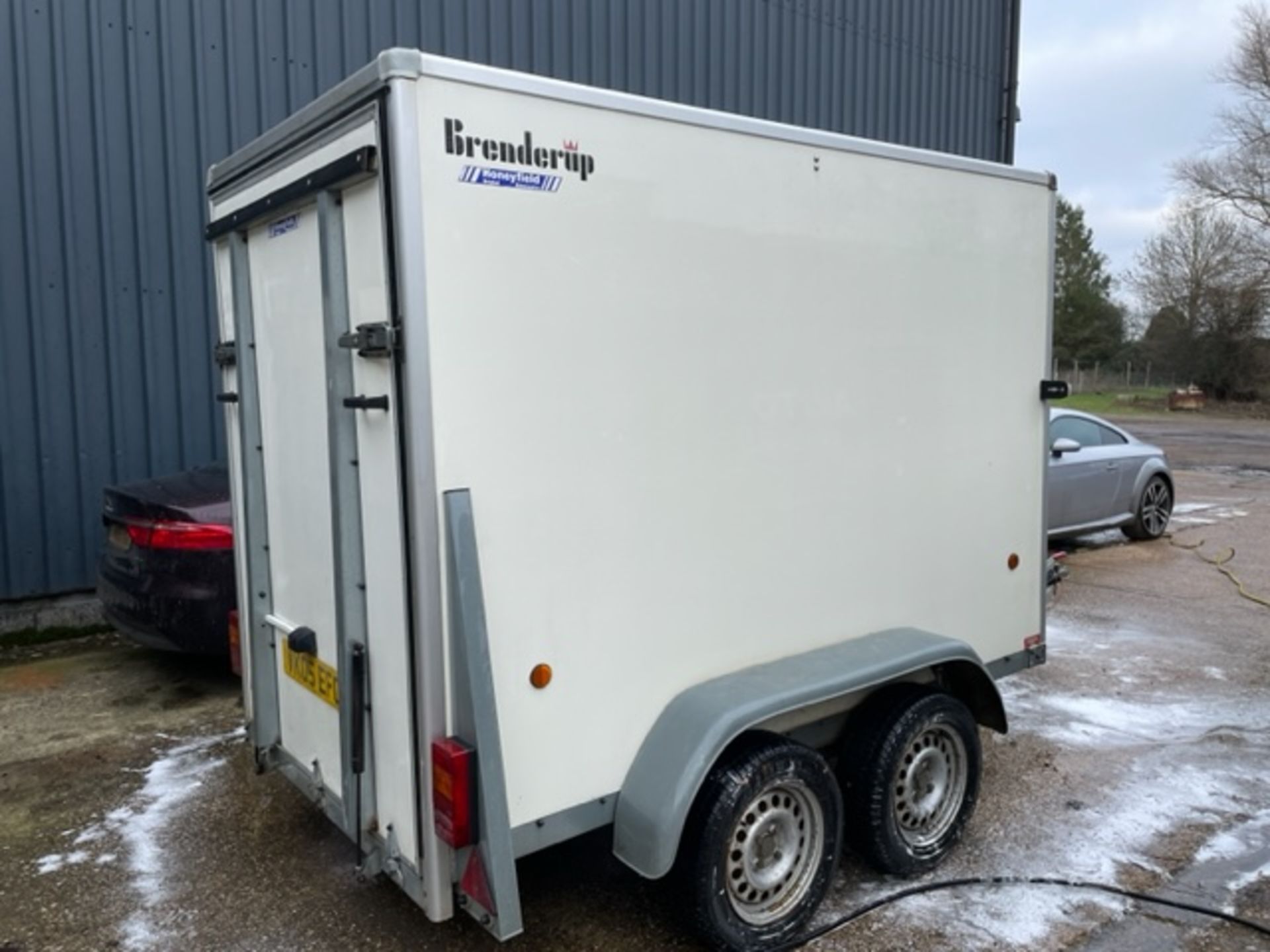 Brenderup Twin Axle Box Trailer (Contents not Included) (Location Brentwood. Please Refer to General