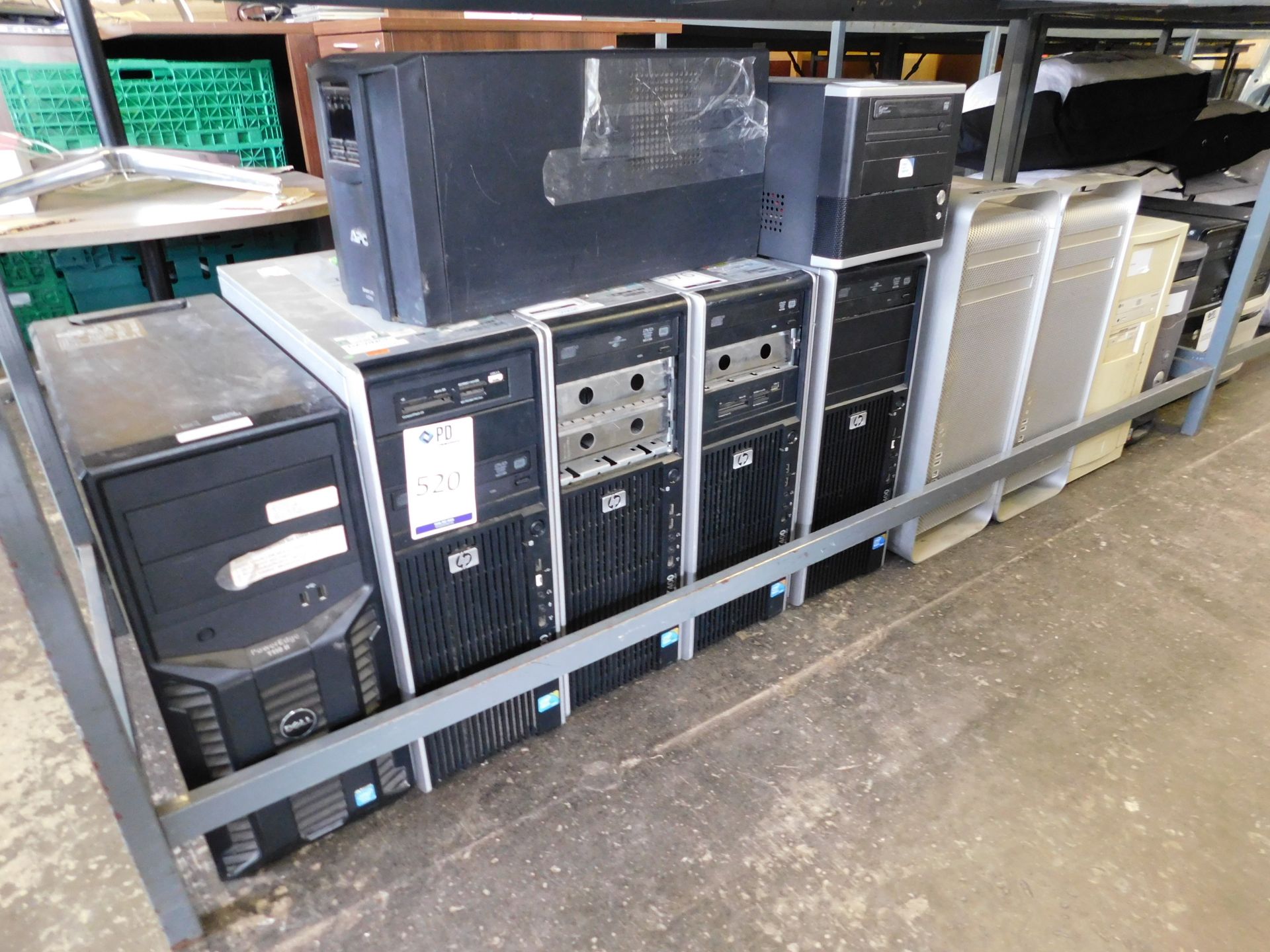 12 Various Tower Computers (No HDD) (Location Stockport. Please Refer to General Notes)