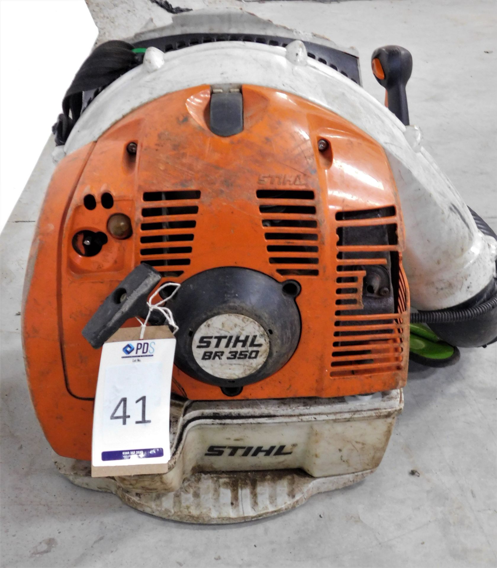 Stihl BR350 Petrol Driven Leaf Blower (Loose/Damaged Cover) (Location Brentwood. Please Refer to - Image 2 of 3