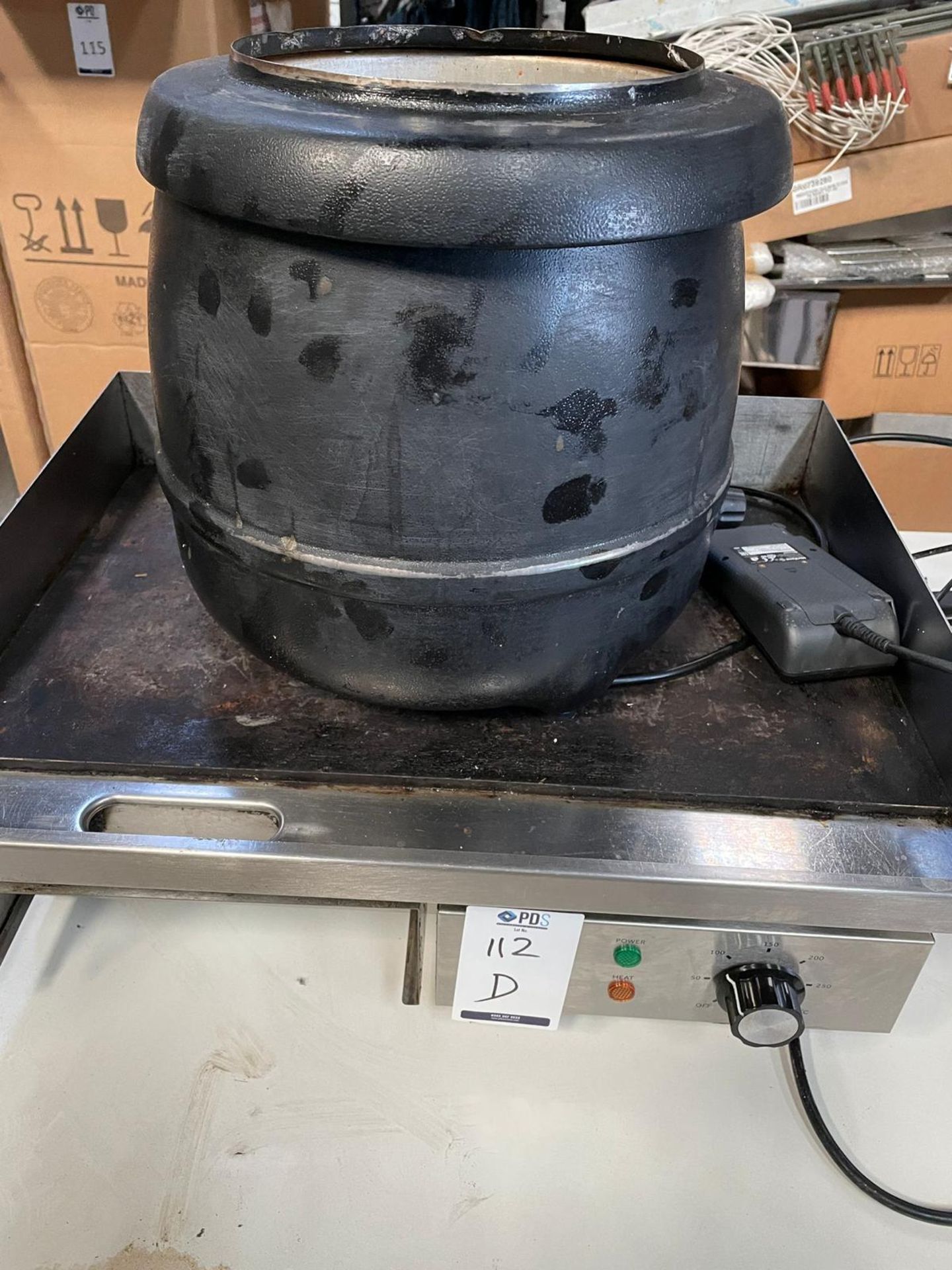 Model  DA397 Griddle & a Soup Kettle (Location Brentwood. Please Refer to General Notes)