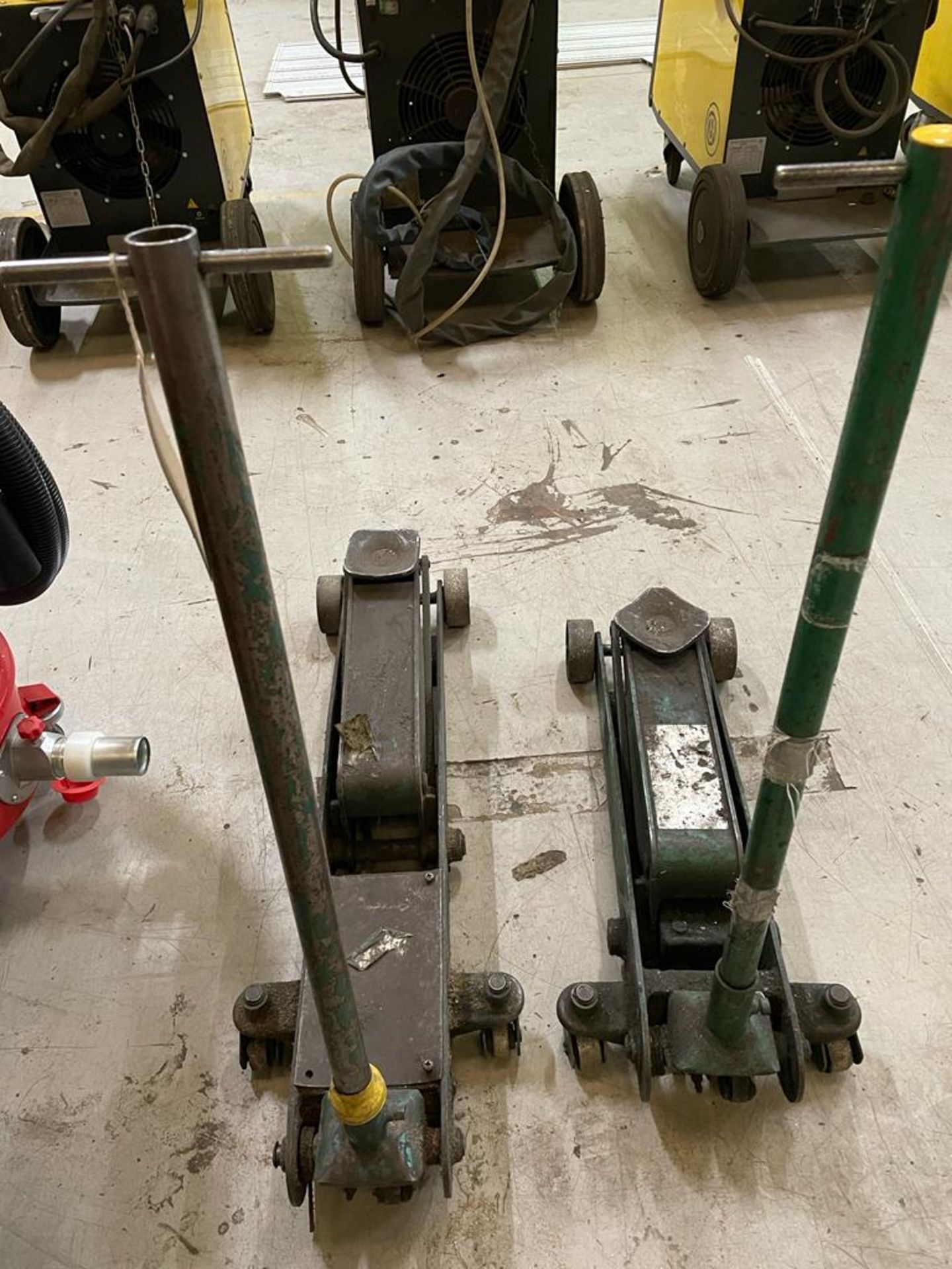 Two Garage Trolley Jacks (Location Dover. Please Refer to General Notes)