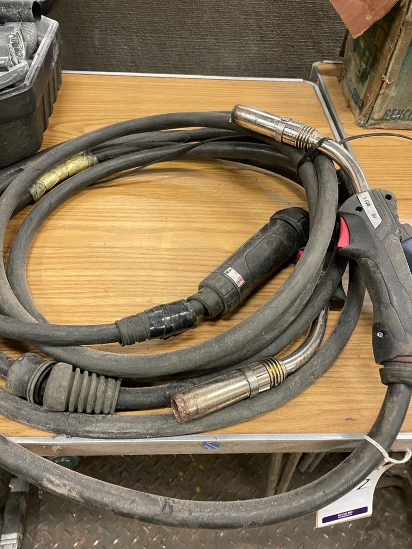 Two Mig Welding Torches (Location Hythe. Please Refer to General Notes)
