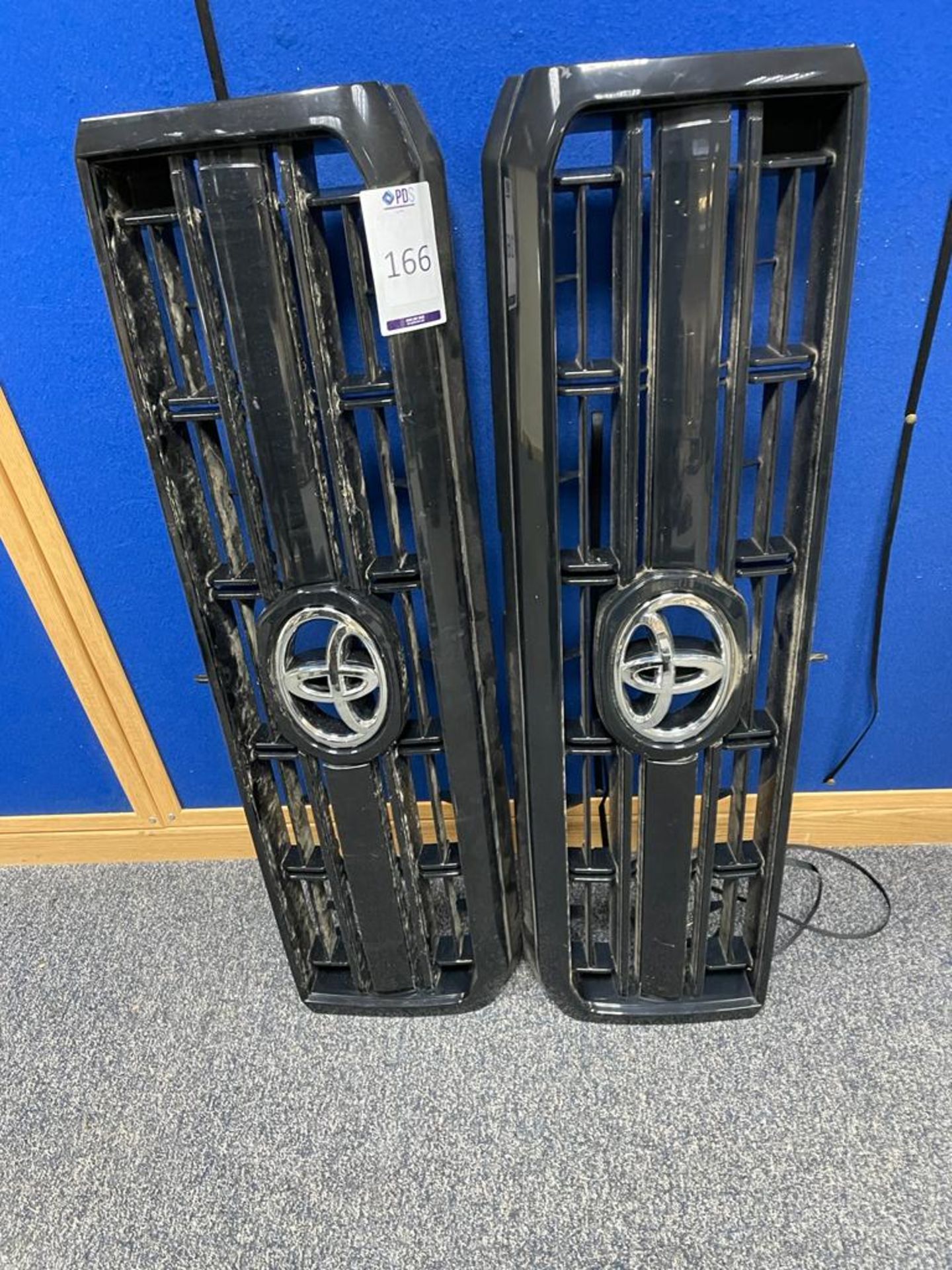 Two Toyota Landcruiser Front Grills (Location Dover. Please Refer to General Notes)