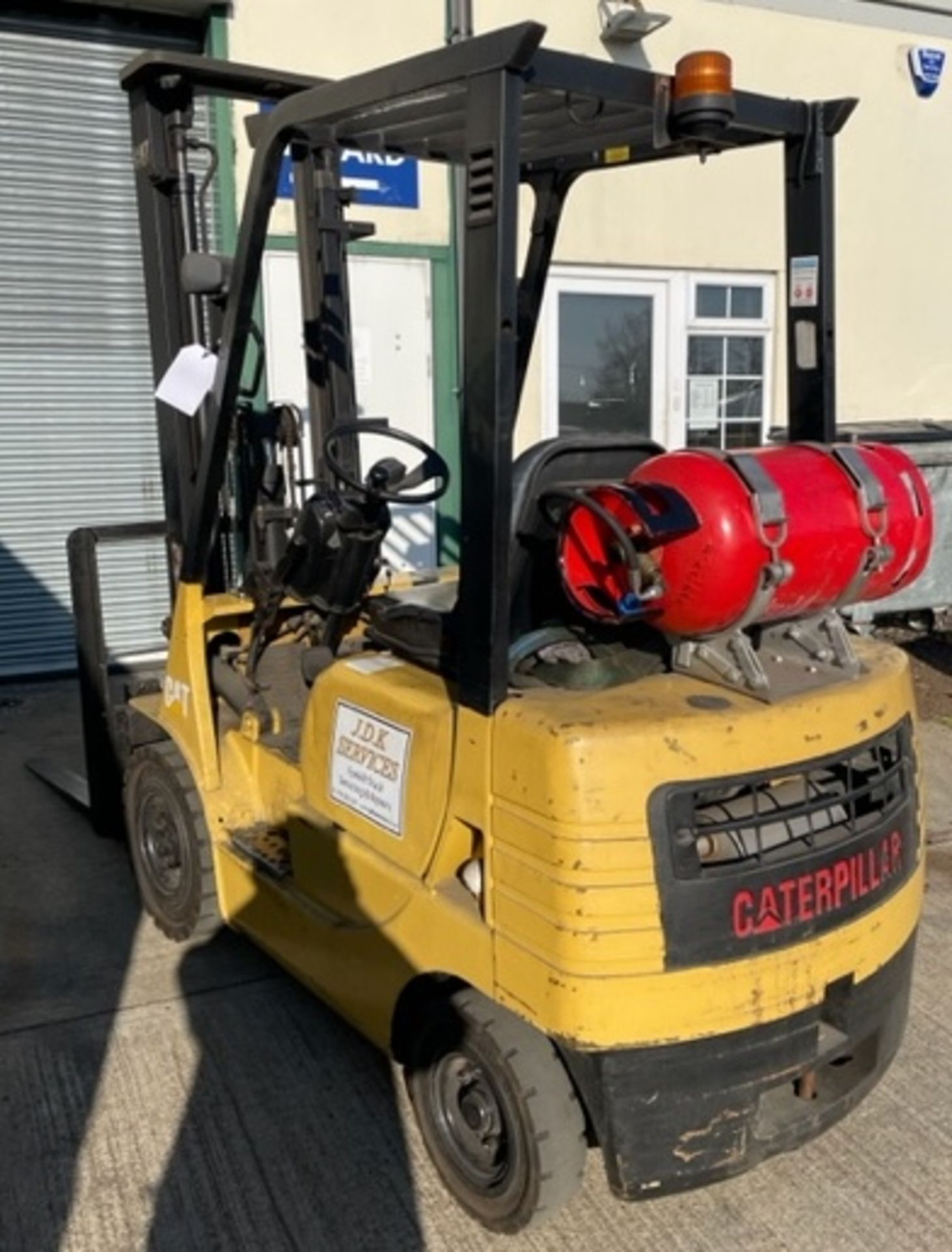 CAT GP15 1.5T, 3.7M Reach LPG Forklift, Serial Number 3AN10772 with Double Mast & Sideshift, ( - Image 3 of 5