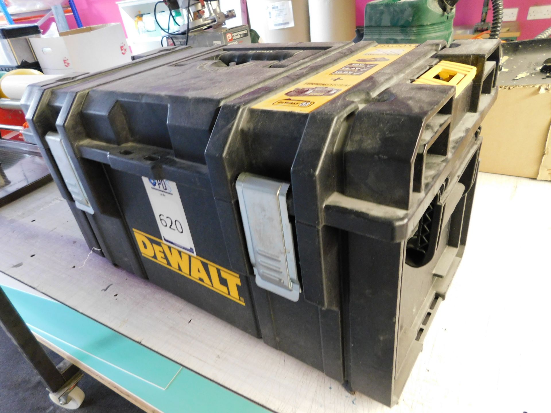 DeWalt 18v Cordless Drill, 2 Batteries, Charger & Carry Case (on mezzanine) (Location Rochdale. - Image 8 of 8