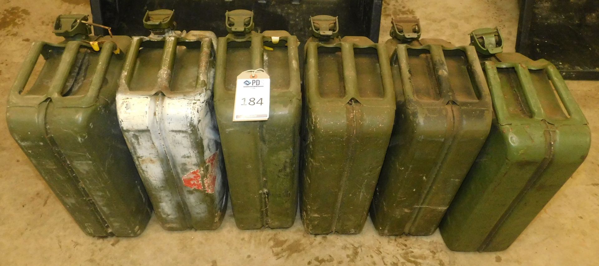 6 Jerry Cans (Location Ashford, Kent. Please Refer to General Notes)