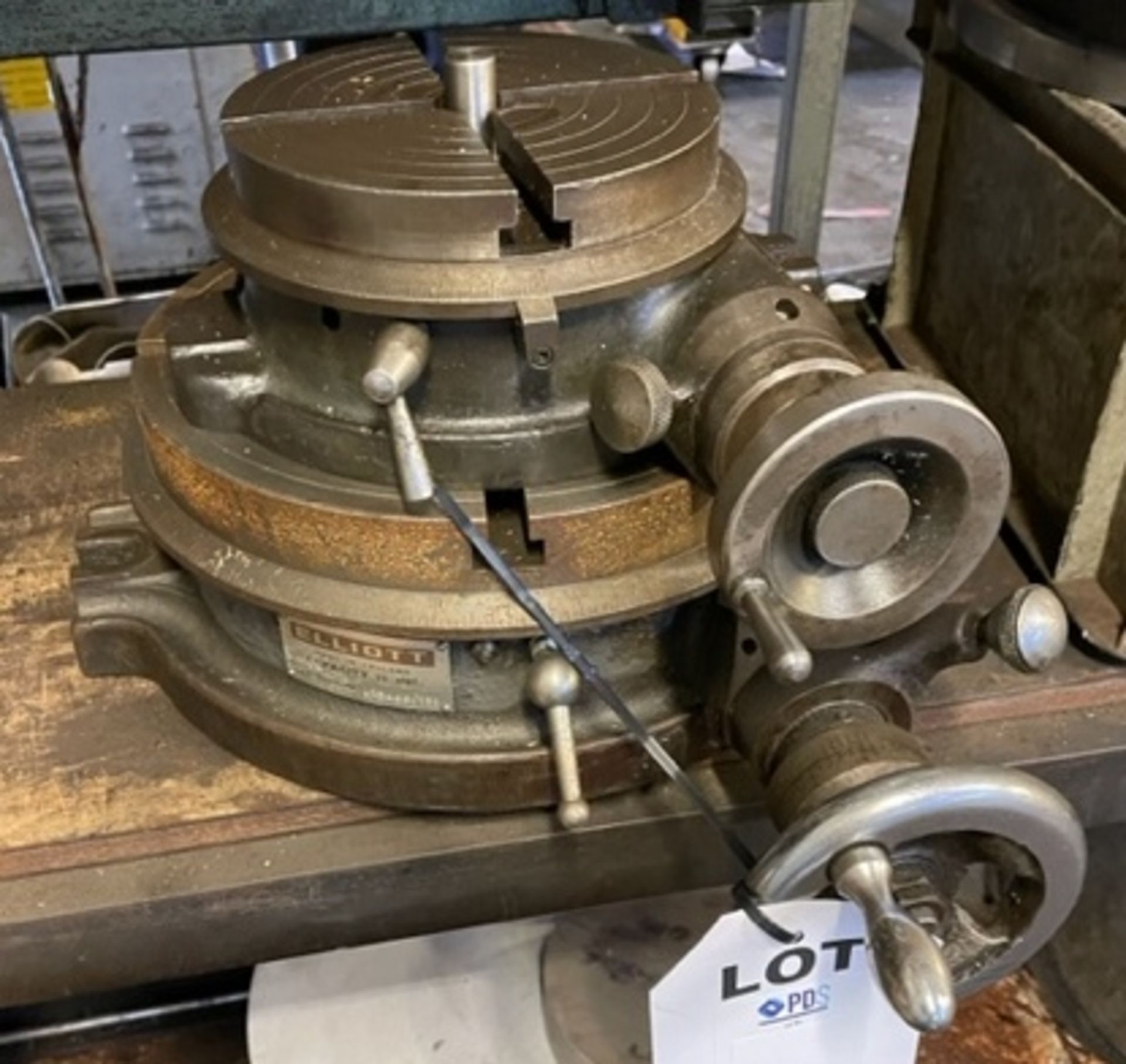 Elliot 12” Rotary Table with Smaller similar (Location Colchester. Please Refer to General Notes)