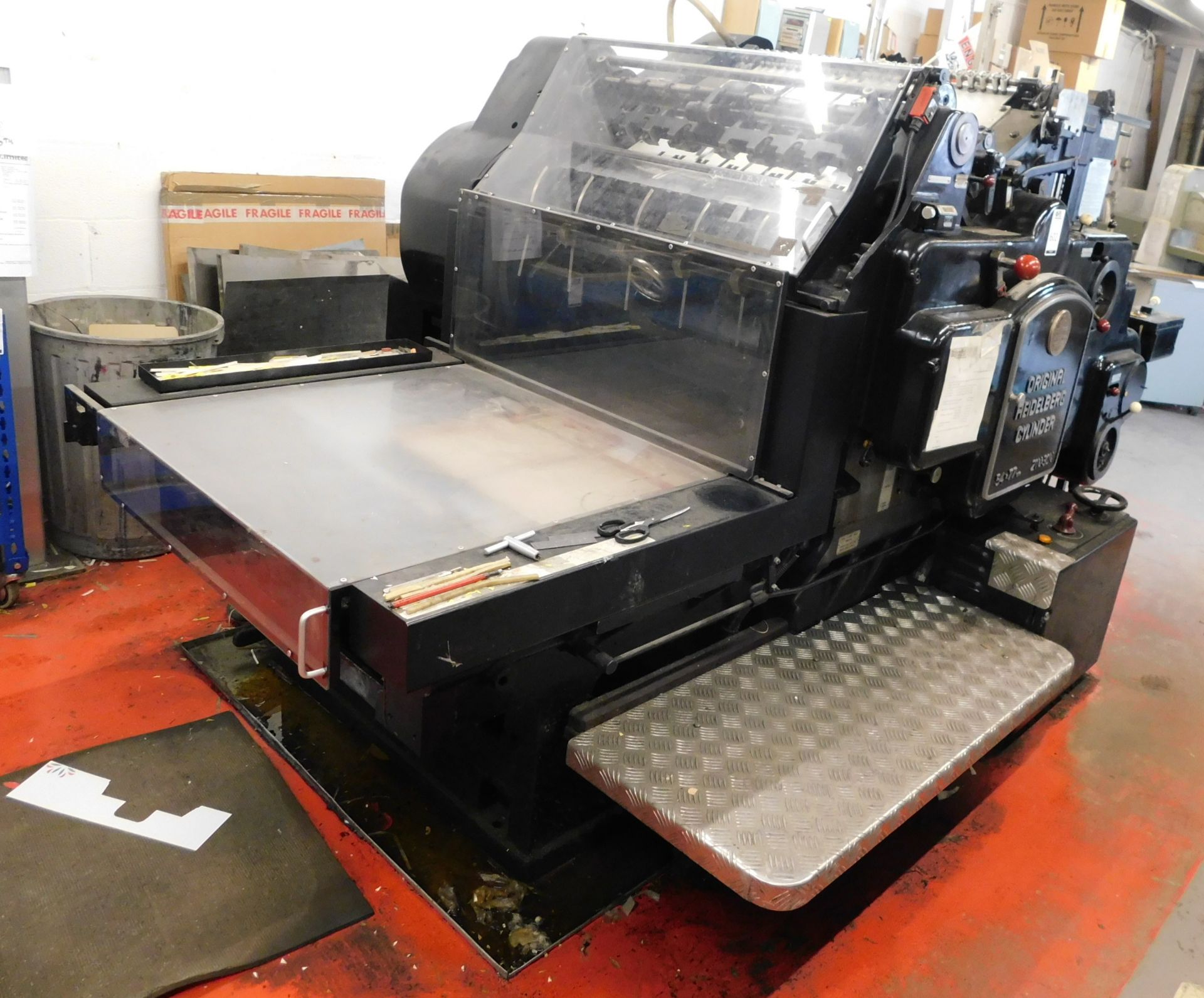 Heidelberg 54 x 77cm (21 1/4" x 301\4" ) Die Cutting/Creasing Cylinder (Location Rochdale. Please - Image 2 of 10