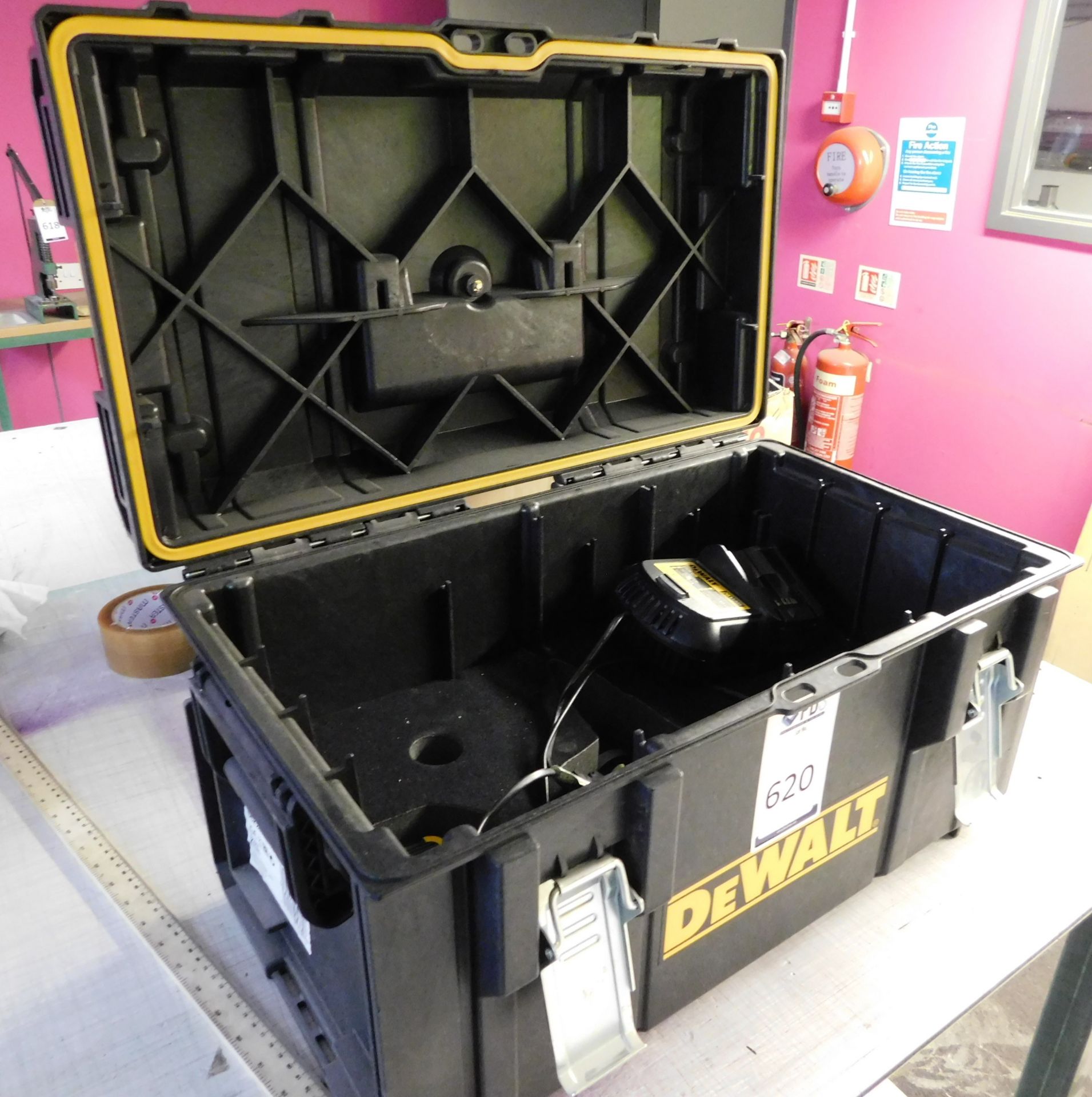 DeWalt 18v Cordless Drill, 2 Batteries, Charger & Carry Case (on mezzanine) (Location Rochdale. - Image 7 of 8