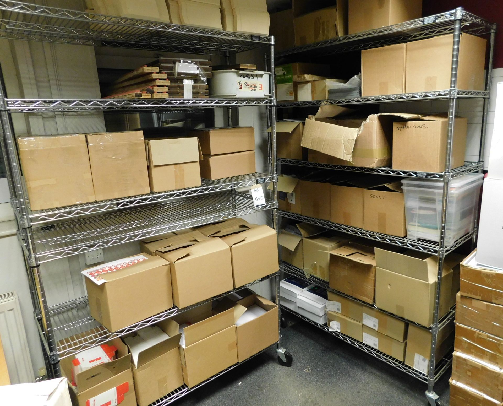 2 Mobile Shelving Units & Lightweight Shelving Unit (Contents not Included) (Location Rochdale.