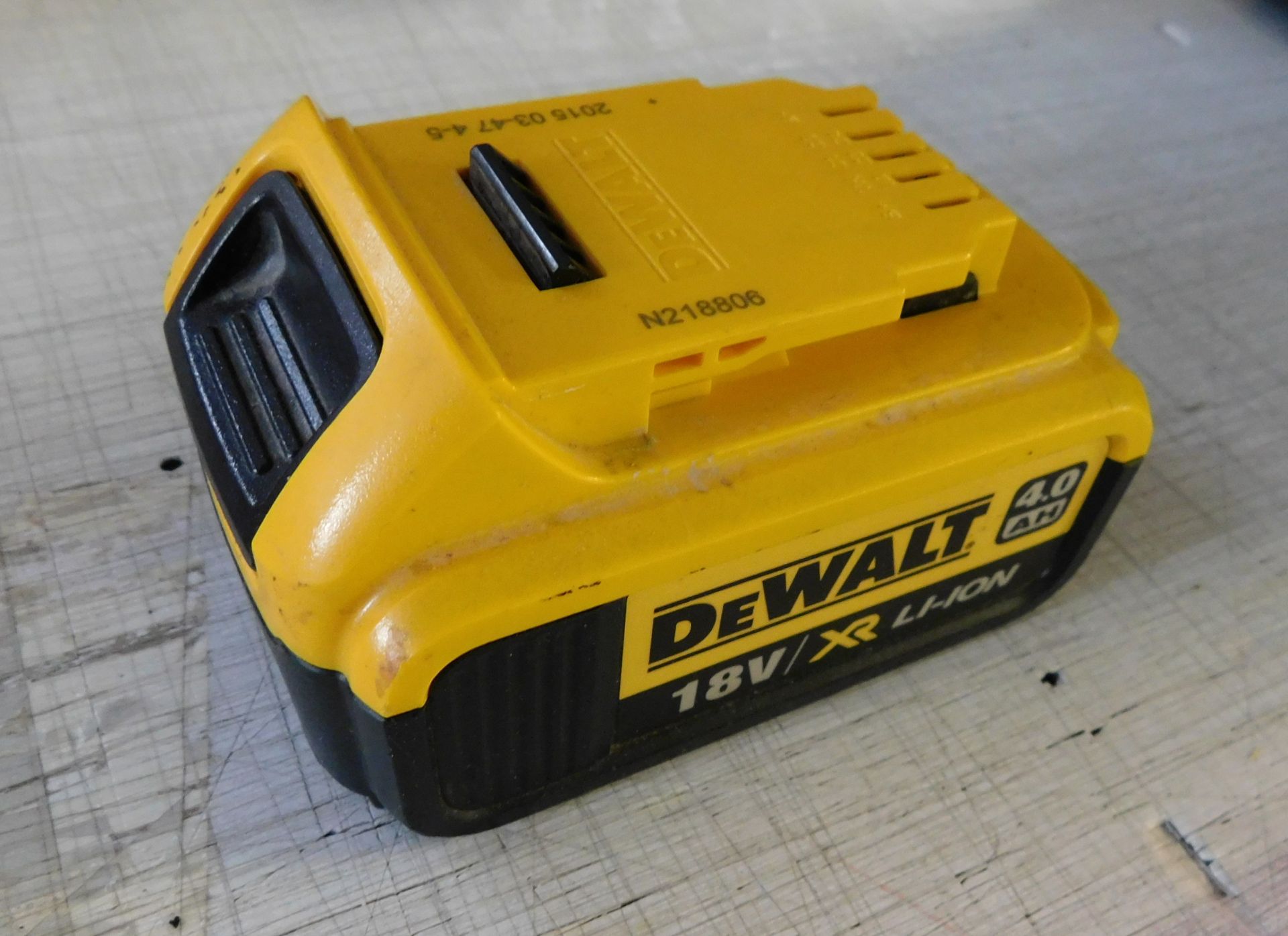 DeWalt 18v Cordless Drill, 2 Batteries, Charger & Carry Case (on mezzanine) (Location Rochdale. - Image 5 of 8