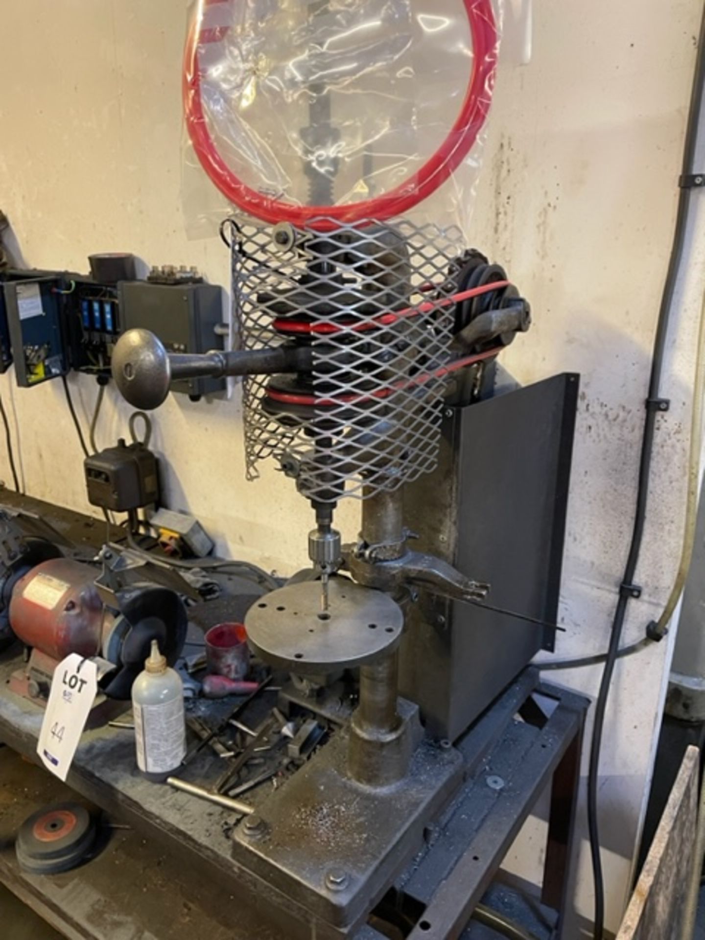 Belt Driven Tapping Drill with Spare Belt (Location Colchester. Please Refer to General Notes)