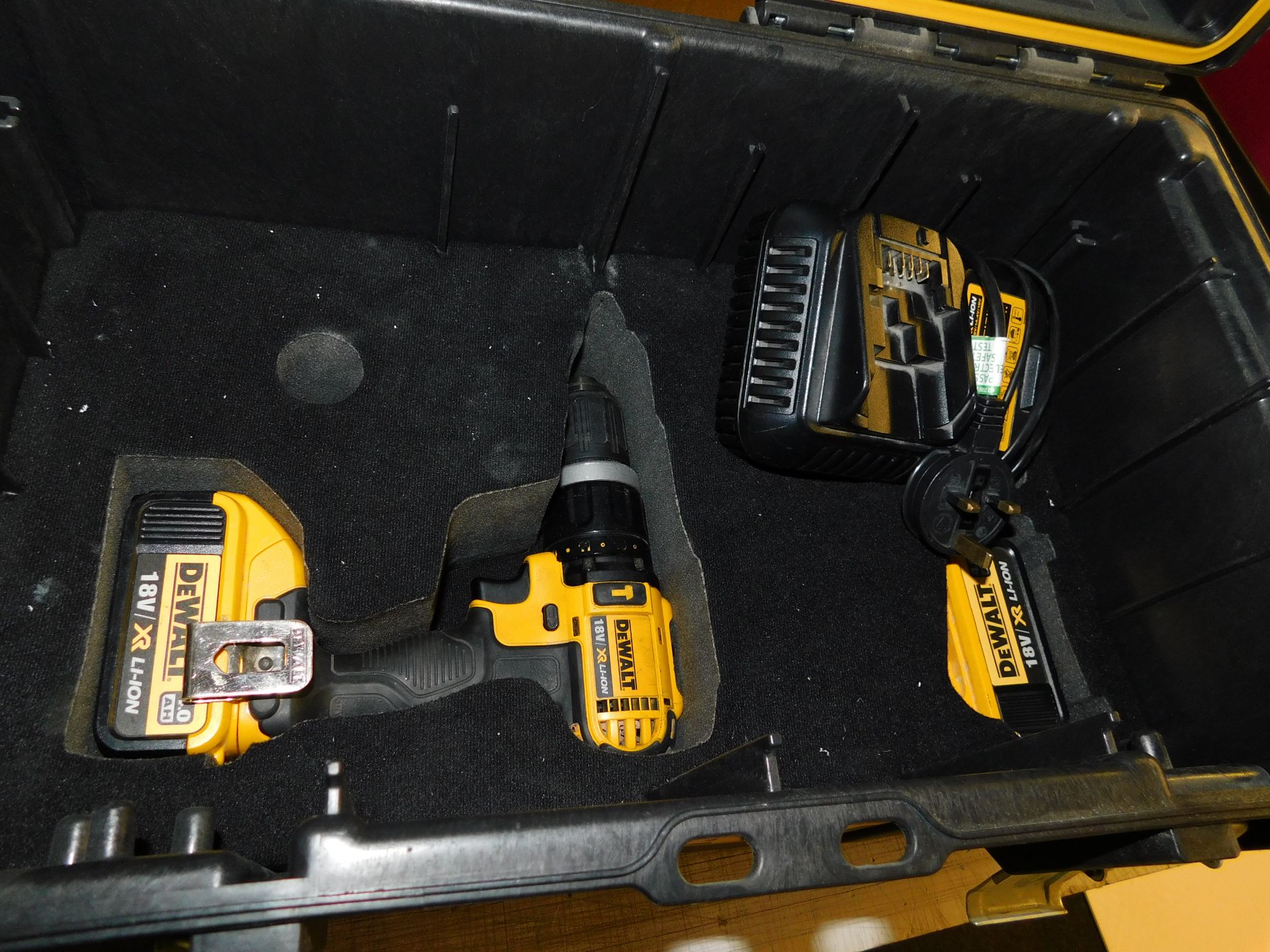 DeWalt 18v Cordless Drill, 2 Batteries, Charger & Carry Case (on mezzanine) (Location Rochdale.