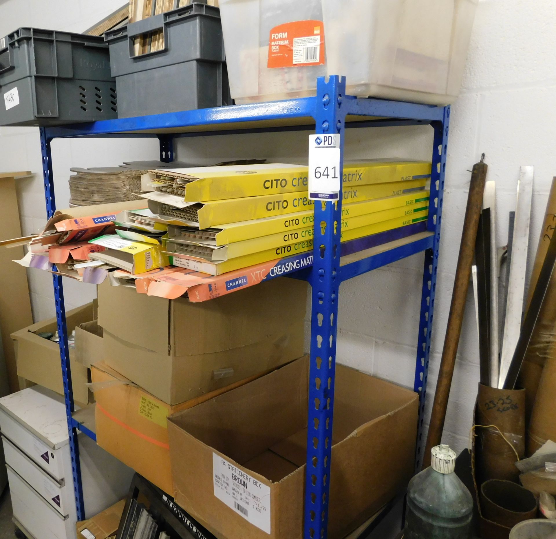 2 Lightweight Metal Shelving Units (Contents not Included) & Mobile Multi-Drawer Tool Storage & - Image 3 of 9