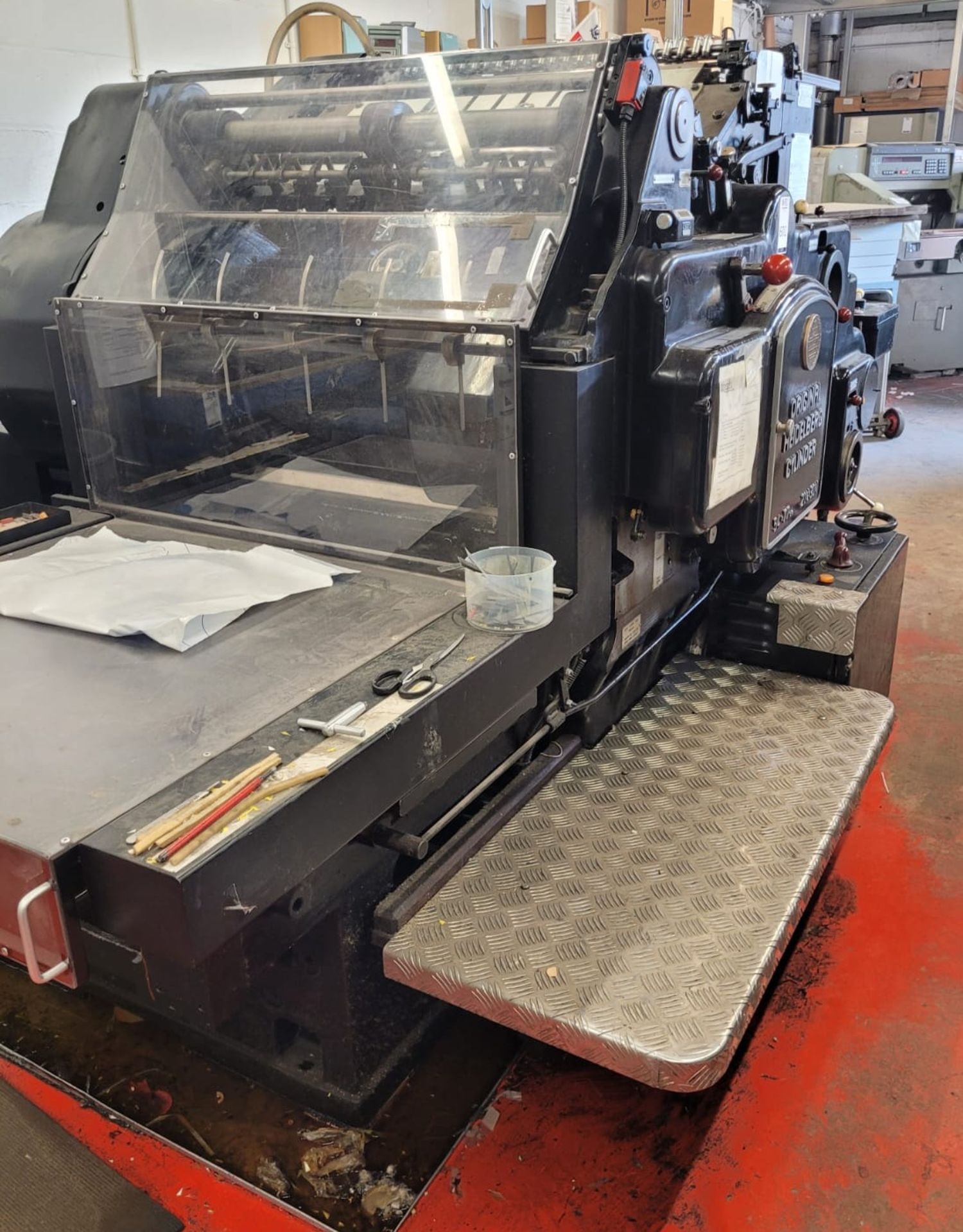 Heidelberg 54 x 77cm (21 1/4" x 301\4" ) Die Cutting/Creasing Cylinder (Location Rochdale. Please - Image 5 of 10