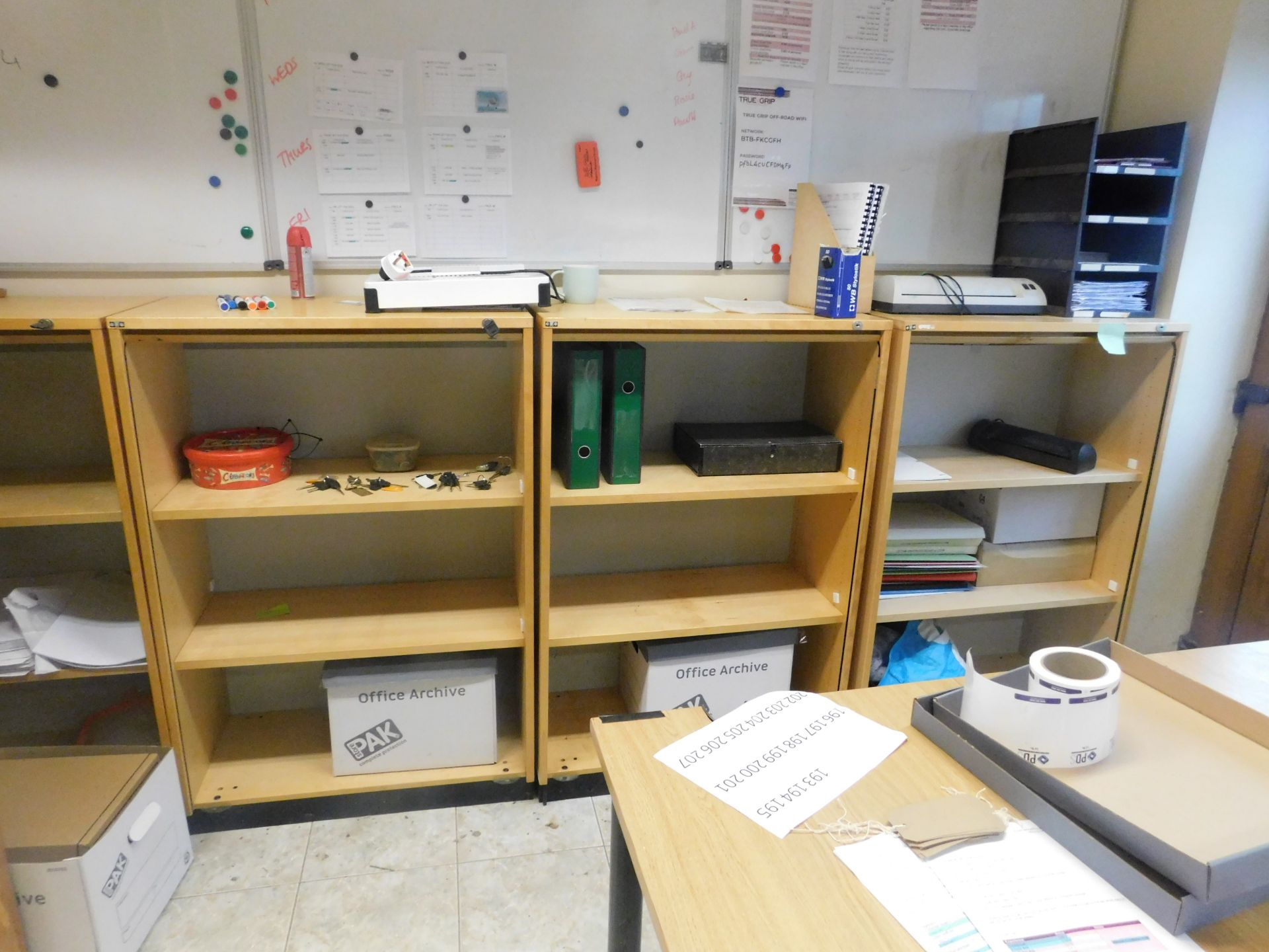 Contents of Private Office Comprising Workstations, Chairs, Side Cabinet, Bookcase, 4 - Image 6 of 6