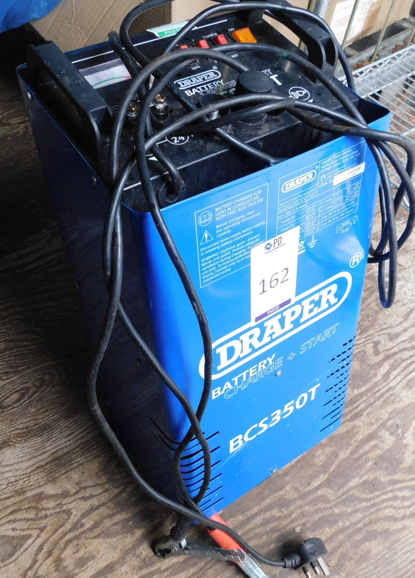 Draper BCS350T Battery Start/Charge (Location: Thame. Please Refer to General Notes) - Image 2 of 5