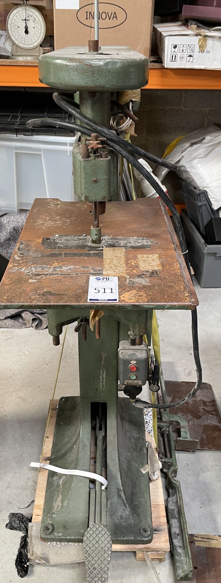 Constantin Hang Type 106T25 Single Head Paper Drill, Serial Number 20516 (Location Brentwood. Please