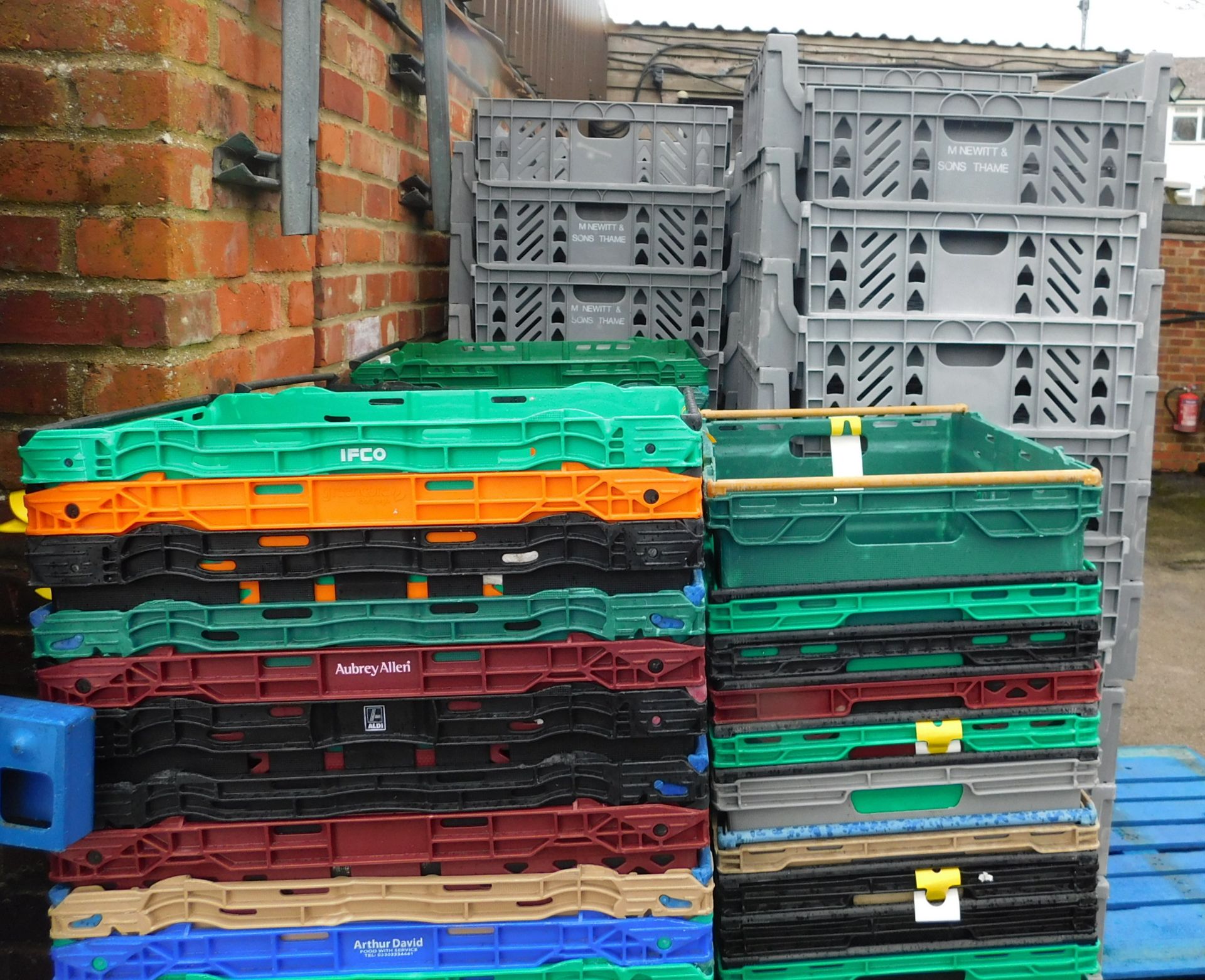 Approximately 70 Grey Plastic Crates & Quantity of Mixed Smaller Plastic Crates (Location: Thame. - Image 3 of 3