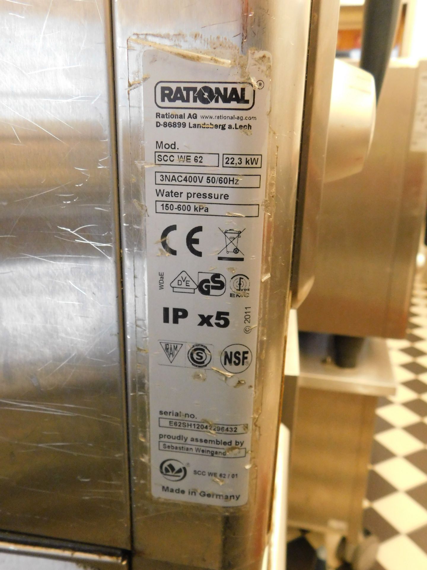 Rational SCC WE102 & SCC WE62 Self Cooking Centre Double Tier Oven (Location: Thame. Please Refer to - Image 4 of 5
