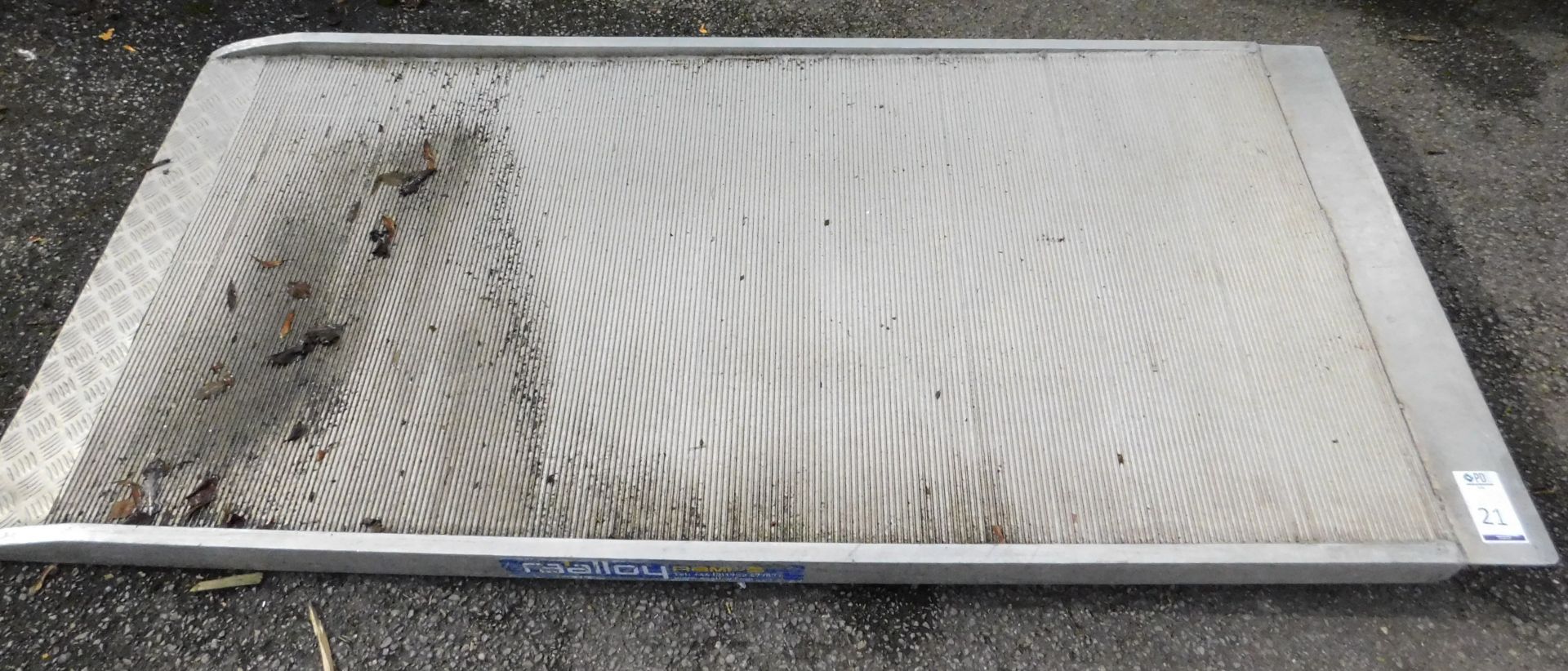 Raaloy Aluminium Container Ramp (Location: Thame. Please Refer to General Notes)