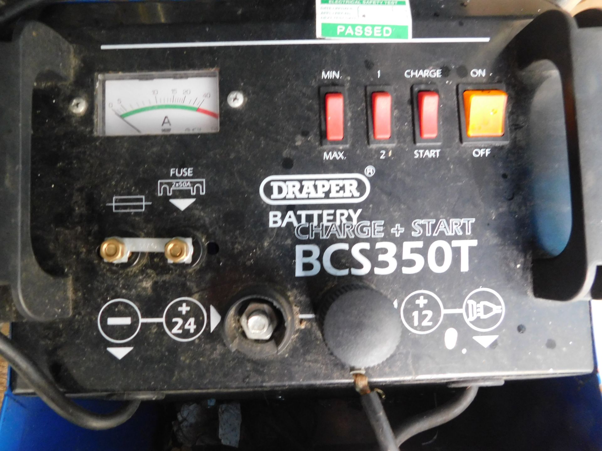 Draper BCS350T Battery Start/Charge (Location: Thame. Please Refer to General Notes) - Image 5 of 5