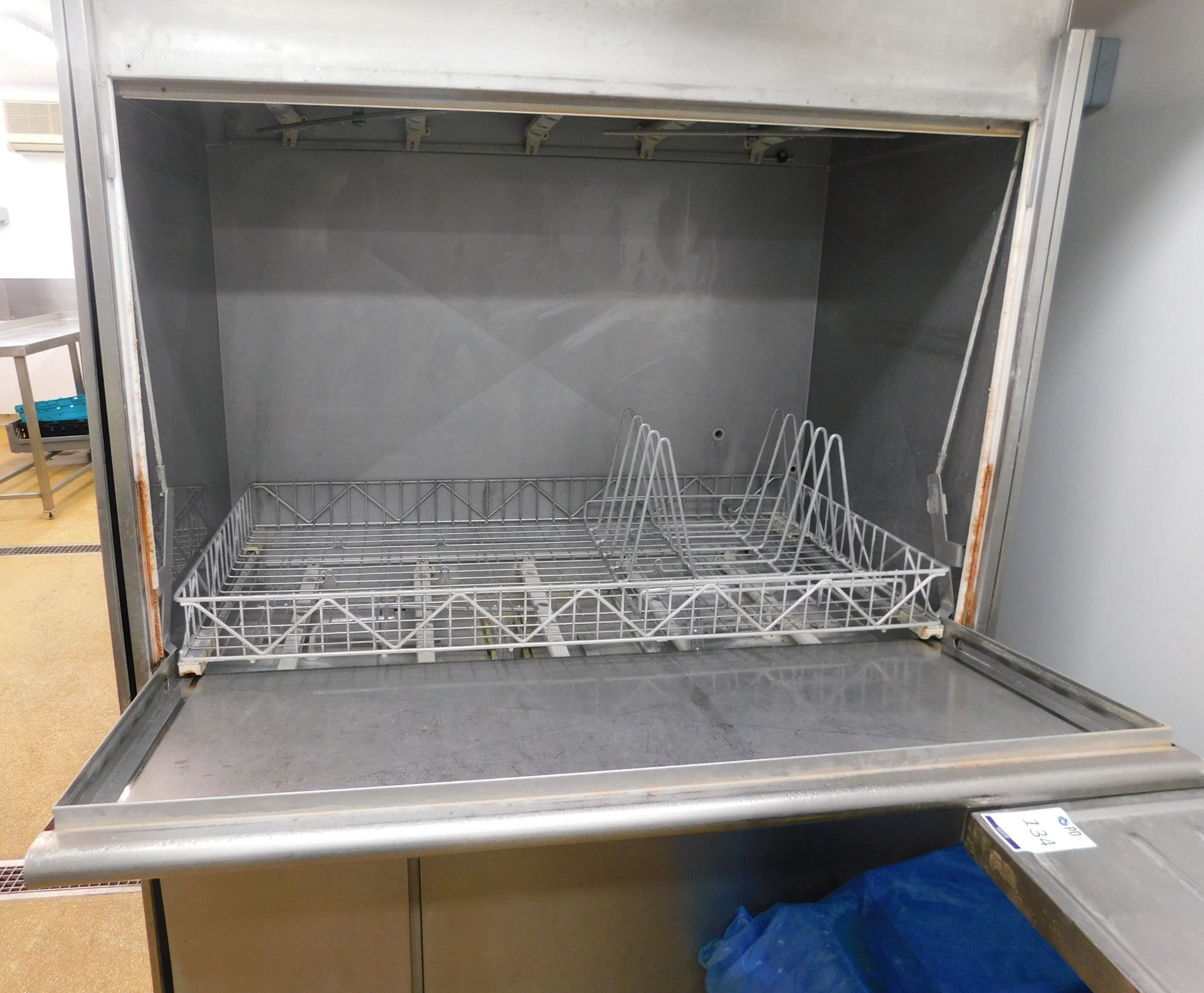 Unbadged Stainless Steel Cased Commercial Dishwasher 1400mm wide (Location: Thame. Please Refer to - Image 4 of 5