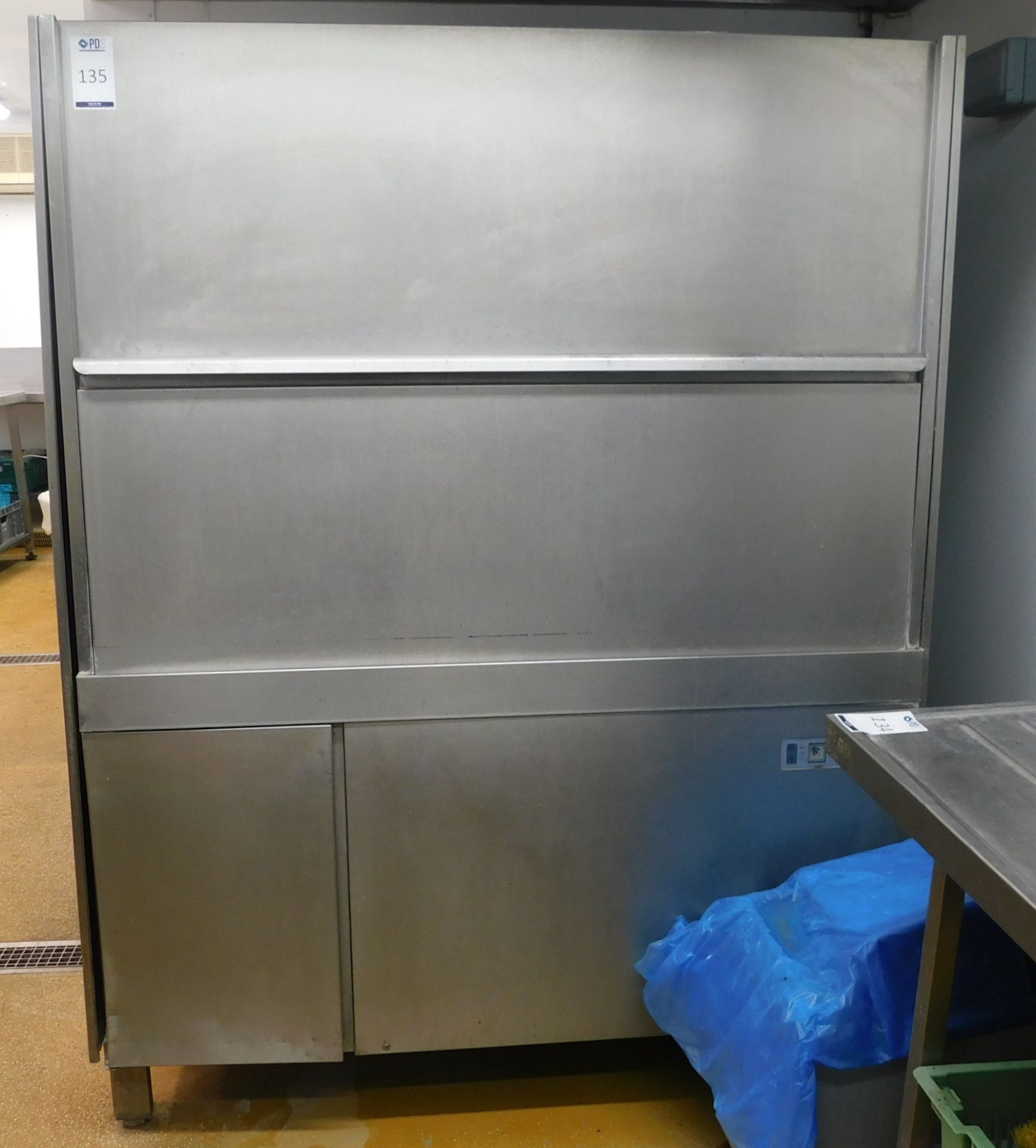 Unbadged Stainless Steel Cased Commercial Dishwasher 1400mm wide (Location: Thame. Please Refer to - Image 2 of 5
