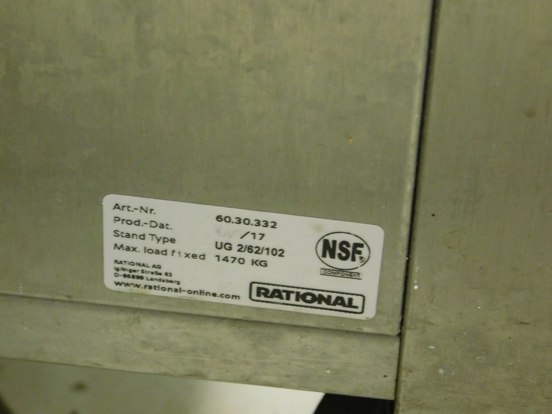 Rational SCC WE62 Self Cooking Centre on Stainless Steel Stand (Location: Thame. Please Refer to - Image 4 of 4