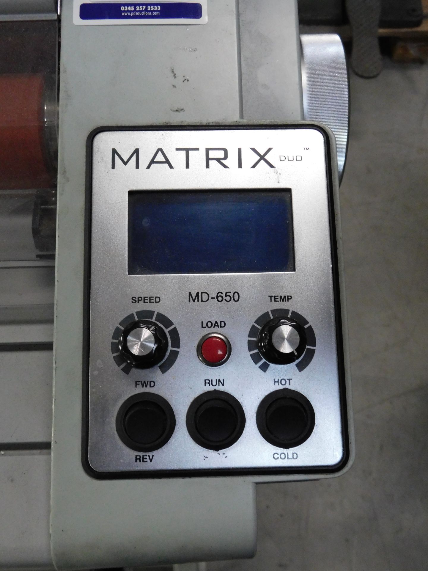 Matrix DUC MD650 Roll Laminator (Location Brentwood. Please Refer to General Notes) - Image 2 of 3