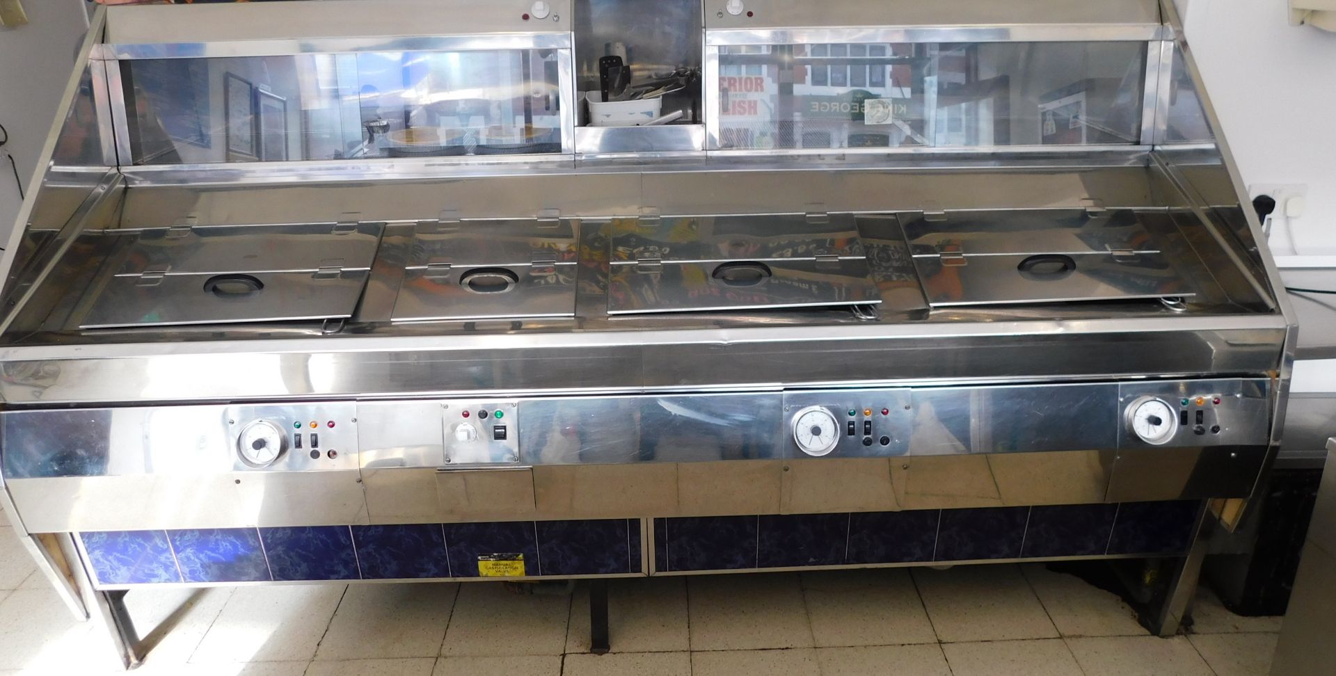 Stainless Steel Chip Fryer & Warming Range, 259cm x 108cm x 148cm (Buyer to Provide Qualified - Image 2 of 8