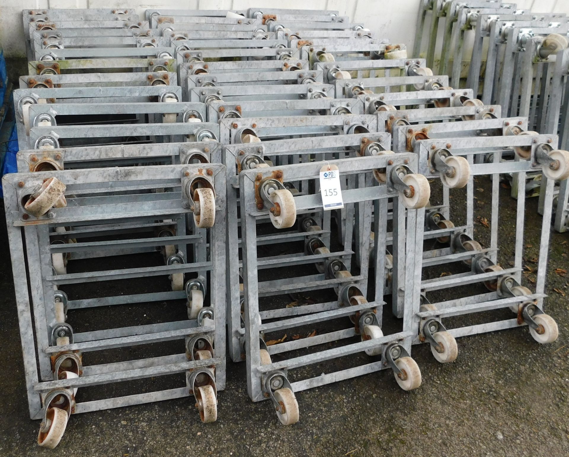 Approximately 35 Galvanised Metal Tray Dollies (Location: Thame. Please Refer to General Notes) - Image 2 of 2