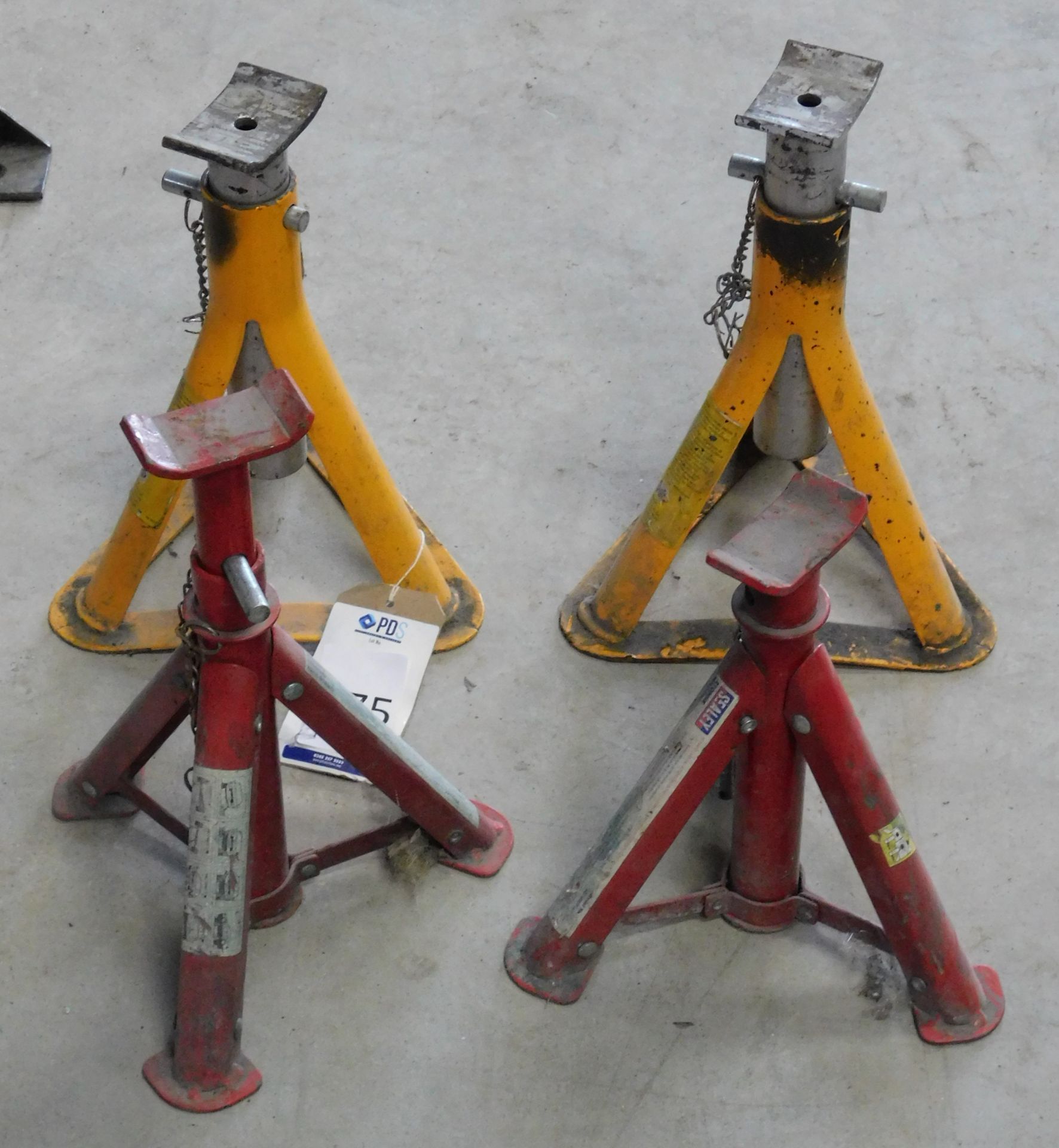 2 Pairs Axle Stands (Location Brentwood. Please Refer to General Notes)