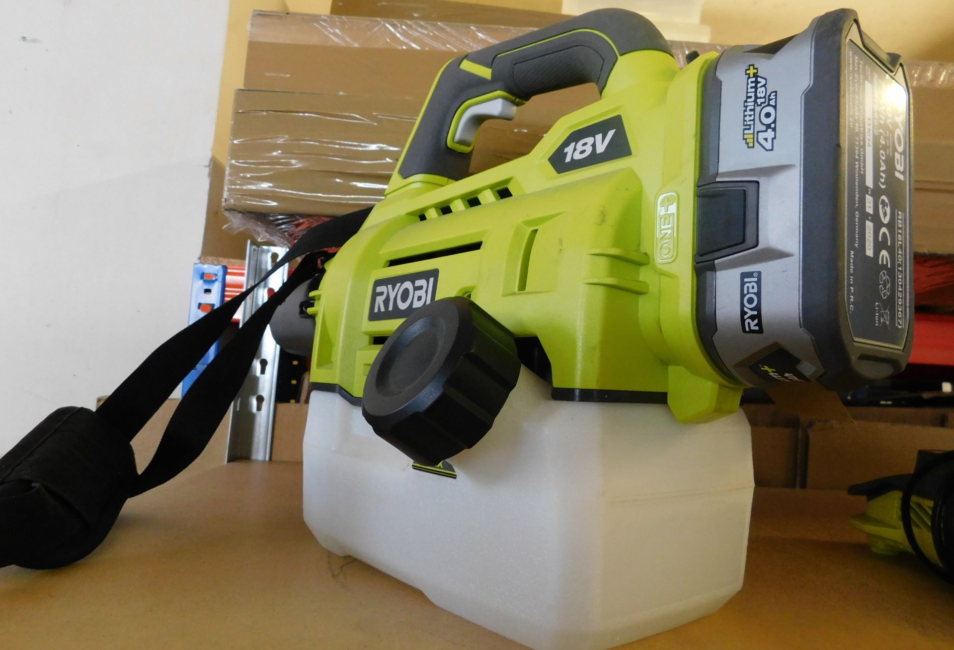Ryobi RY18FGA Cordless Sprayer with Battery & Charger (Location Stockport. Please Refer to General - Image 2 of 5