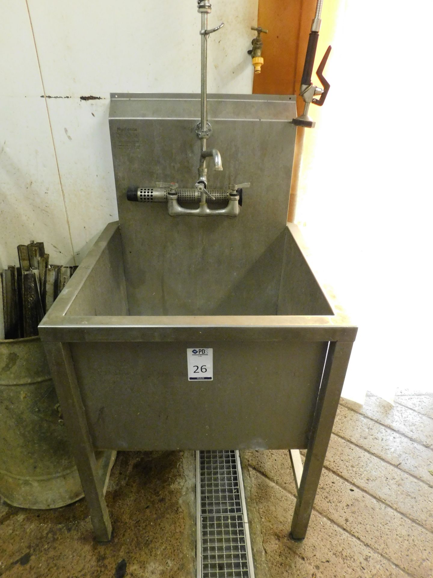 Stainless Steel Deep Sink (Buyer to Disconnect Plumbing) (Location: Thame. Please Refer to General