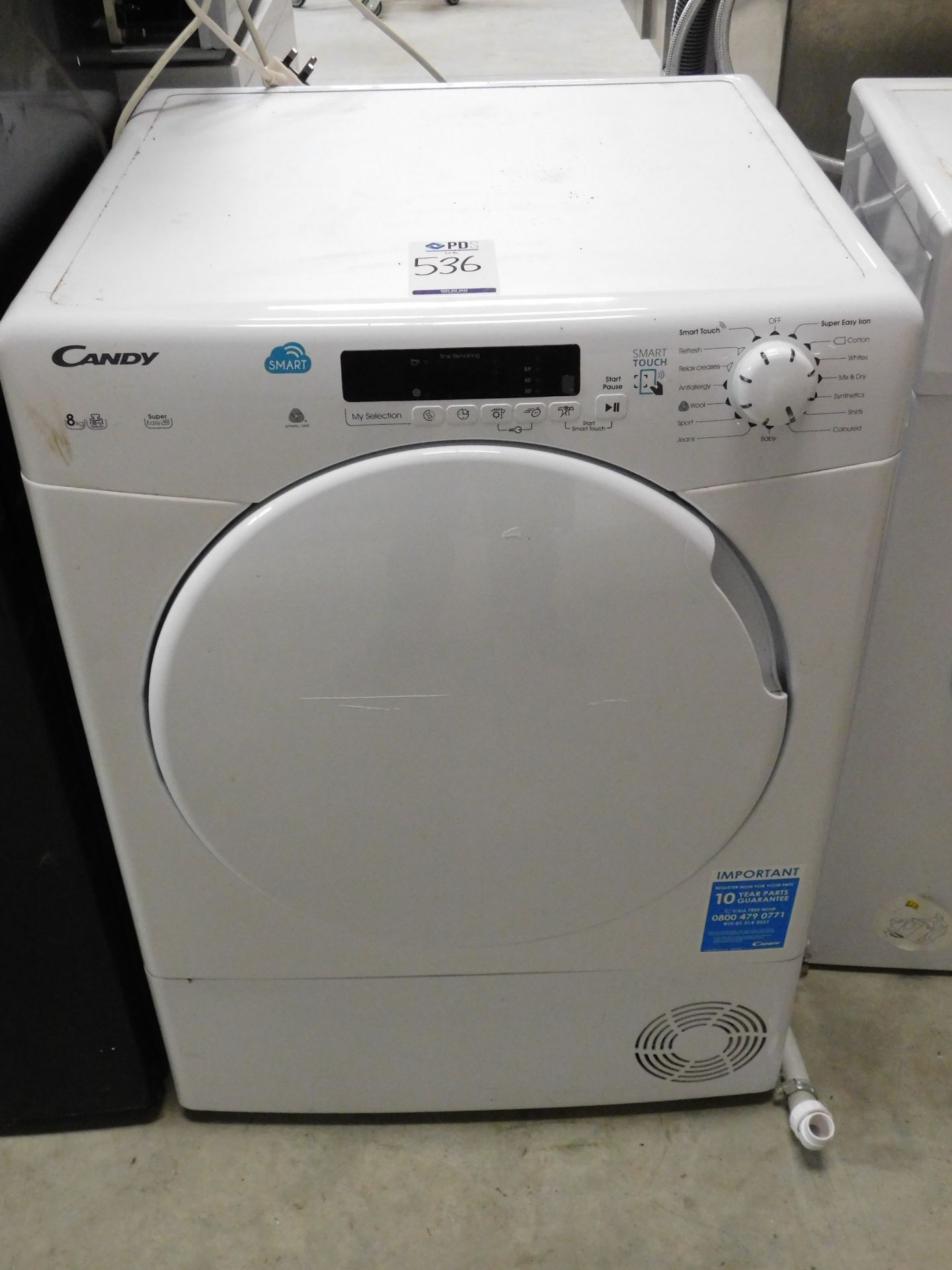 Candy CS C8DF-80 Smart Tumble Dryer, N. 3110092121311074 (Location Brentwood. Please Refer to