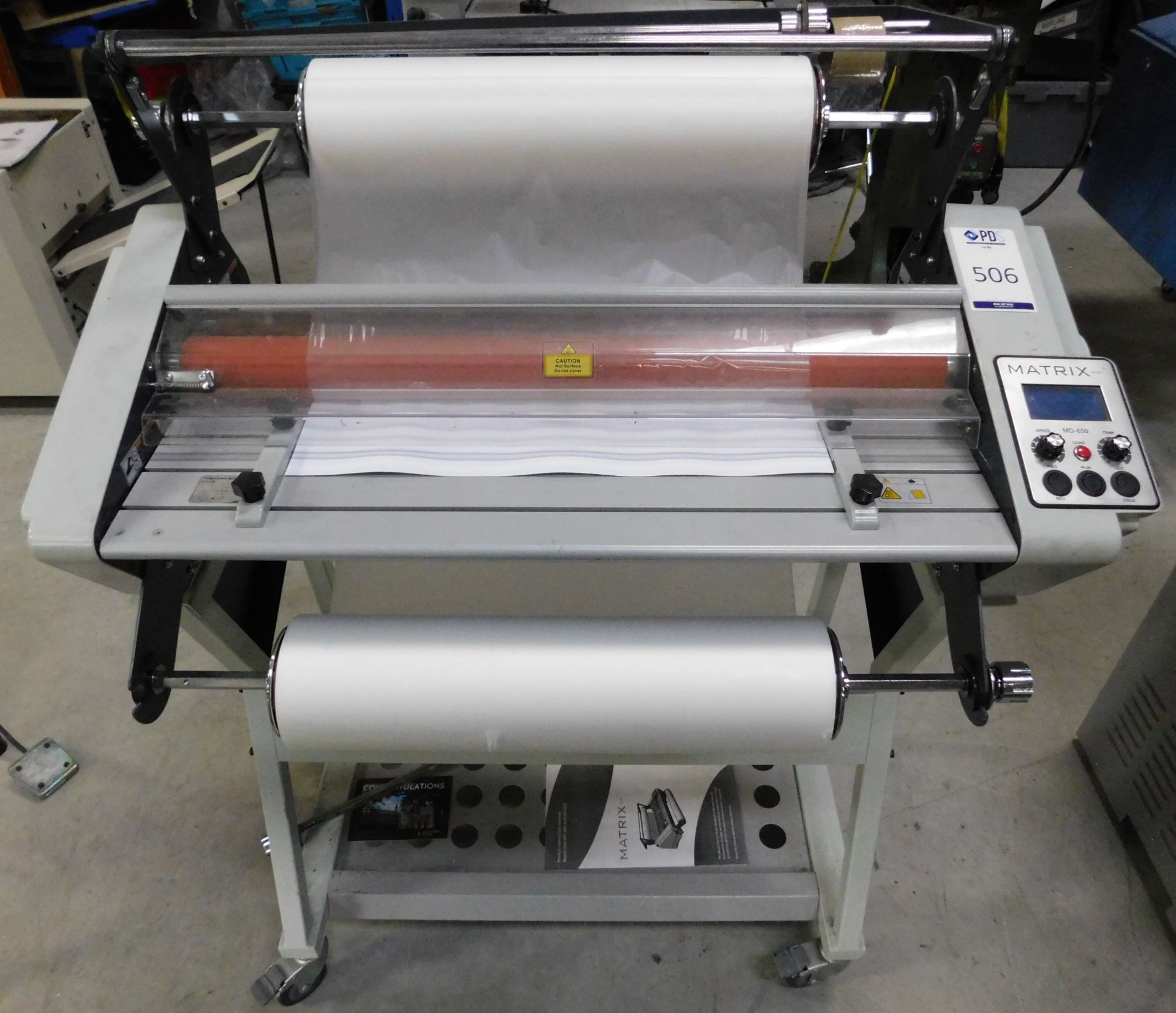Matrix DUC MD650 Roll Laminator (Location Brentwood. Please Refer to General Notes)