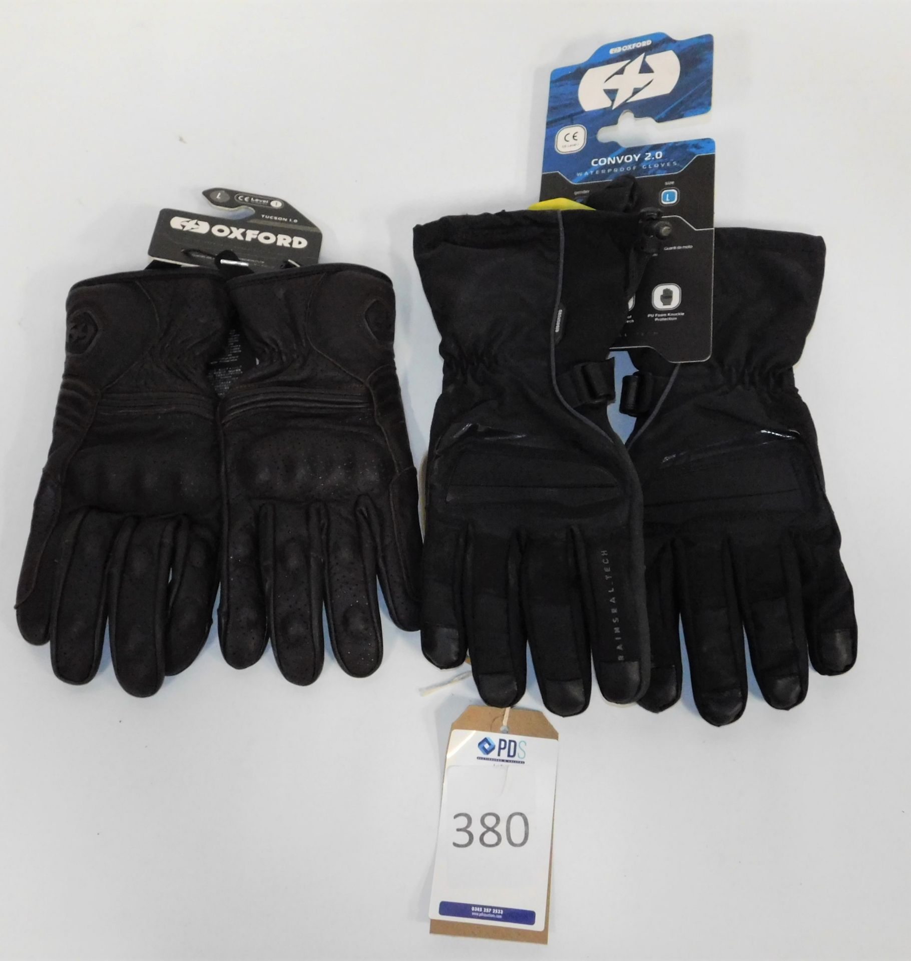 2 Pairs of Oxford Tucson/Convoy Brown Gloves, Size L (Location: Brentwood. Please Refer to General