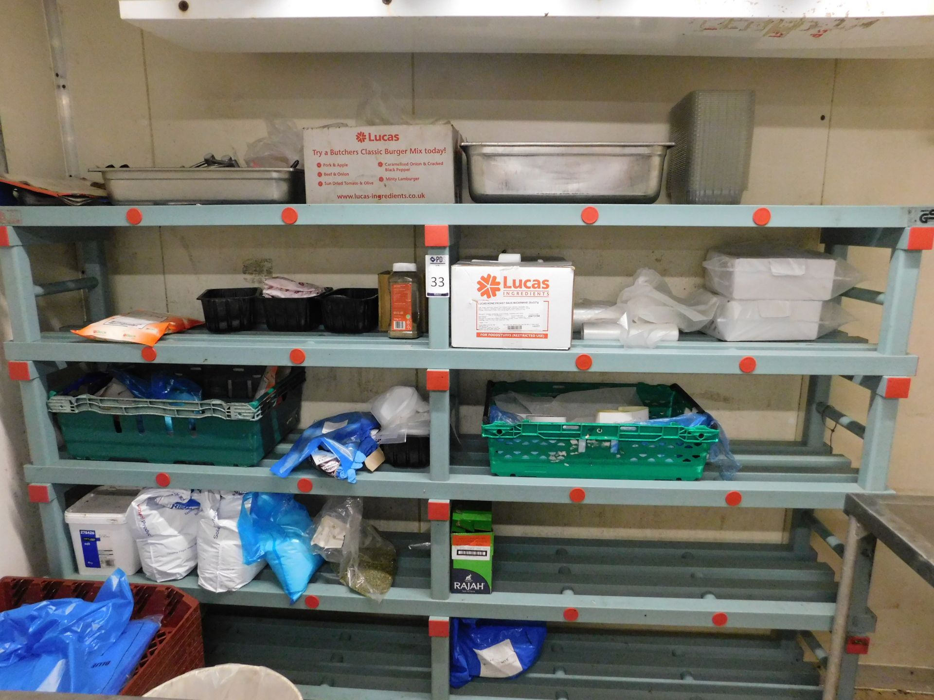 Multi-Tier Shelving Unit & Contents (Location: Thame. Please Refer to General Notes)