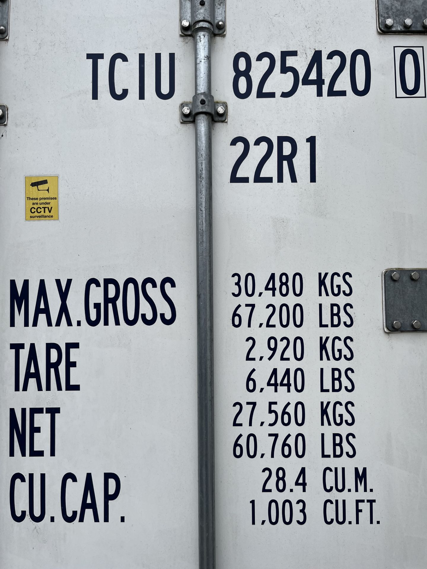 CIMC 1CC/S/003E (2009) 20ft Refrigerated Shipping Container (Contents Not Included) (Collection - Image 16 of 17