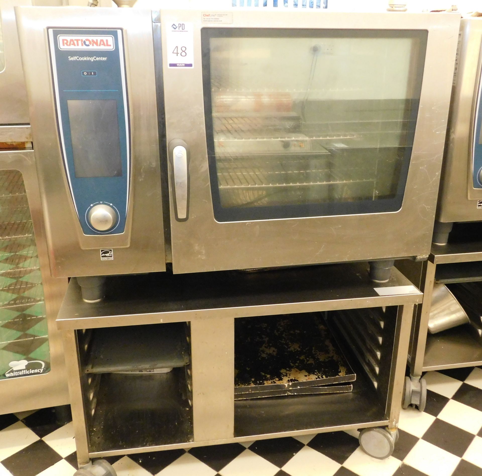 Rational SCC WE62 Self Cooking Centre on Stainless Steel Stand (Location: Thame. Please Refer to